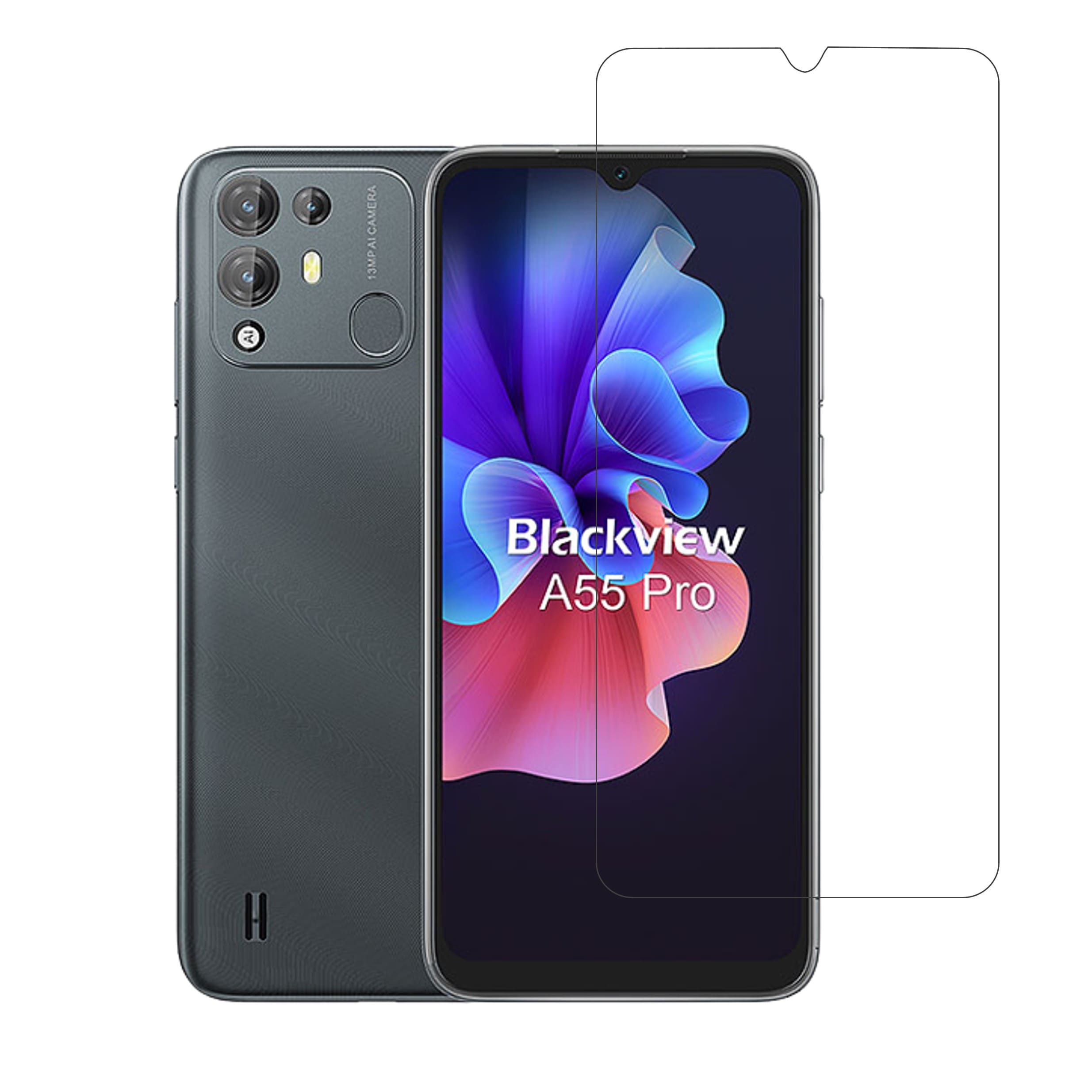 Blackview A55 Pro Compatible With Mobile Front Screen Protector  (Flexible Screen Protector)