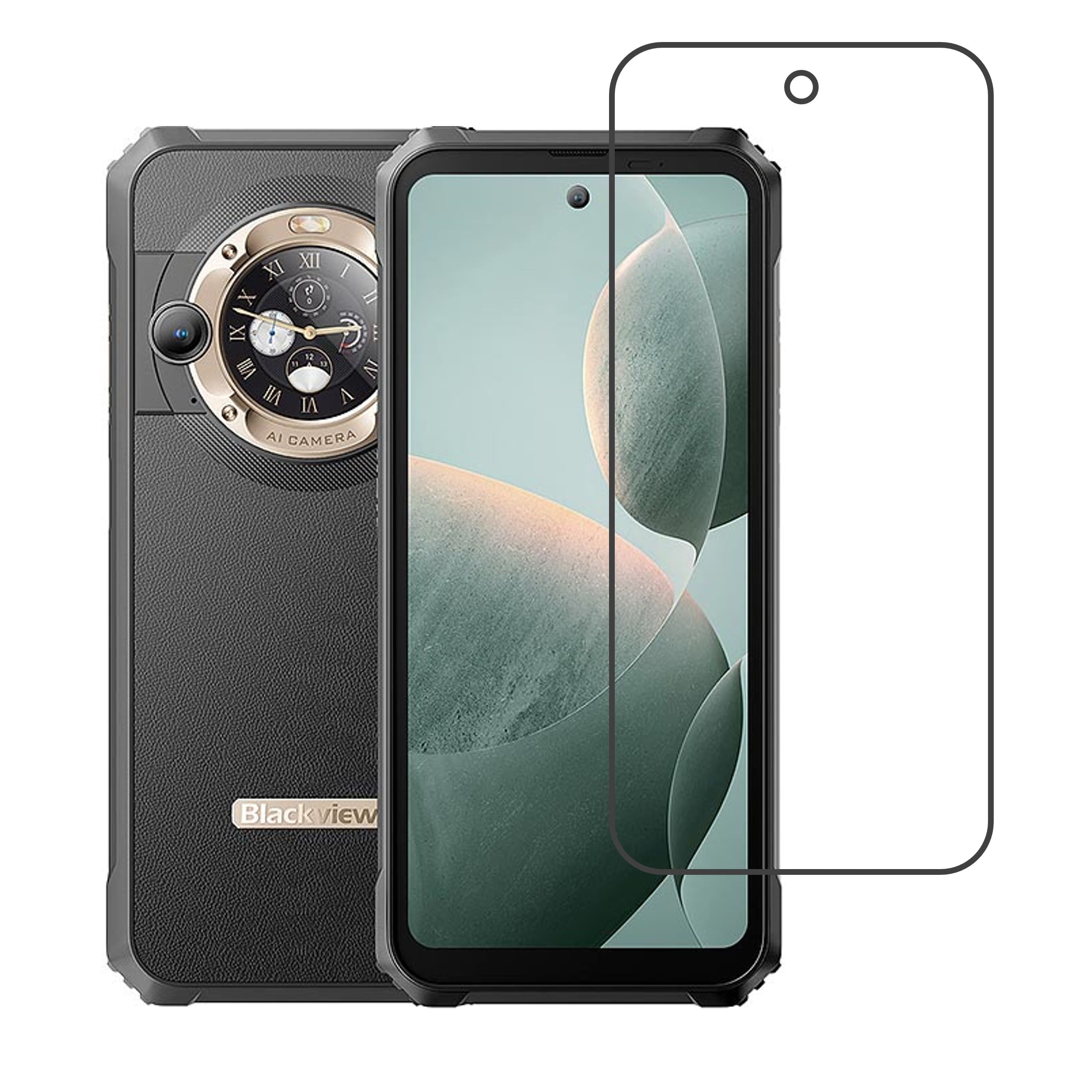 Blackview BL9000 Compatible With Mobile Front Screen Protector  (Flexible Screen Protector)