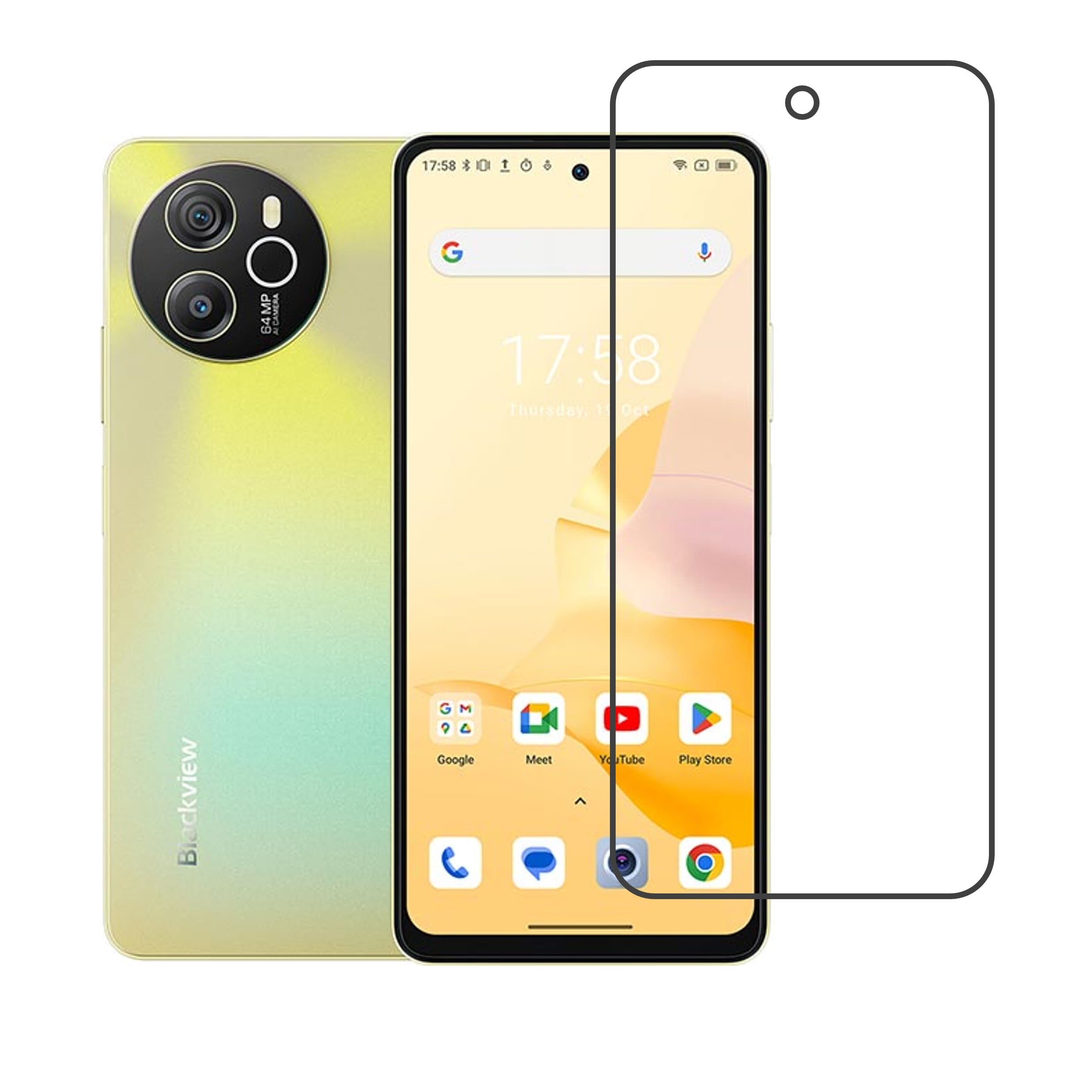 Blackview Shark 8 Compatible With Mobile Front Screen Protector  (Flexible Screen Protector)