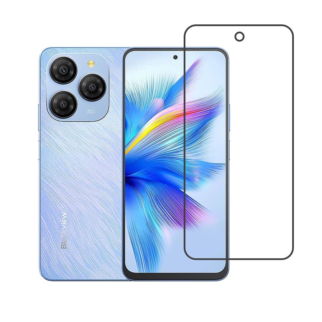 Blackview Shark 9 Compatible With Mobile Front Screen Protector  (Flexible Screen Protector)