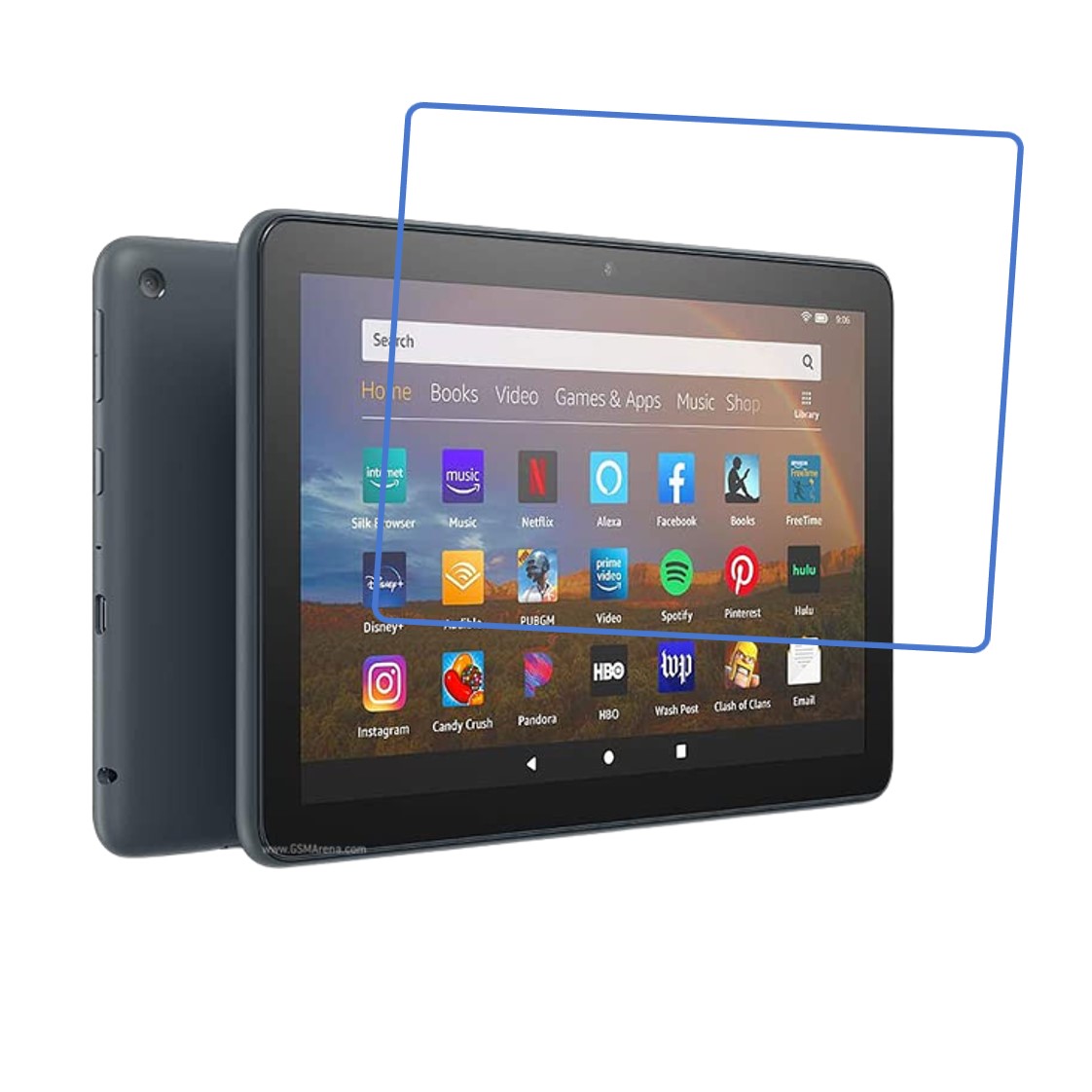 Amazon Fire HD 8 Plus (2020) Tablet Screen Protector 9H Protective Compatible Flexible