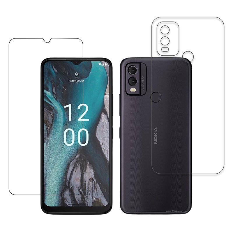 Nokia C22 9H Protective Compatible Mobile Screen Protector For Front & Back (Not a Tempered glass)