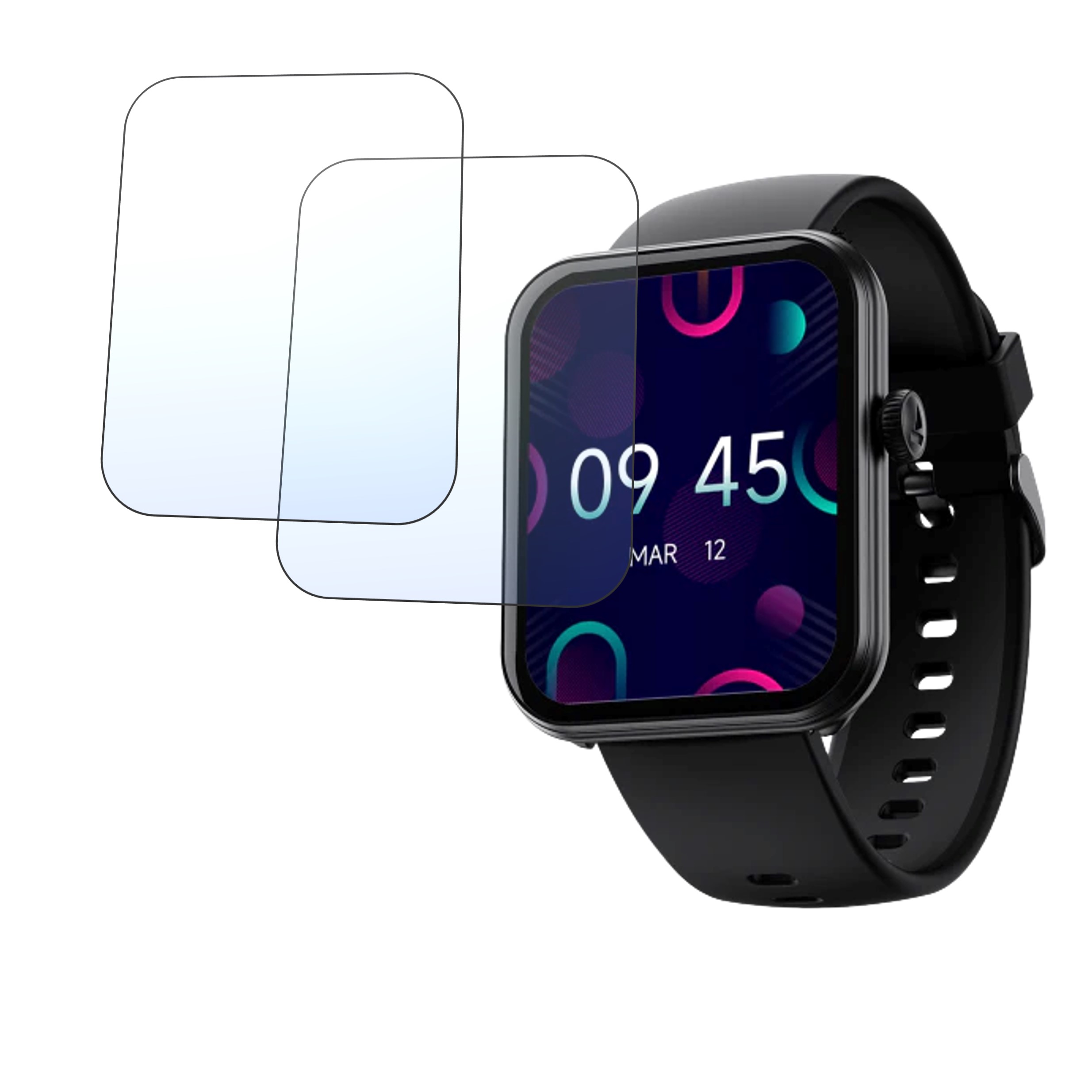boAt Cosmos Plus Smartwatch Screen Protector 9H Protective Compatible Flexible