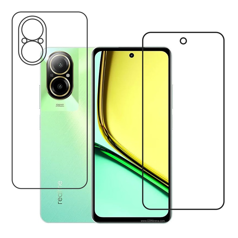 Realme C67 4G Protective Compatible Mobile Screen Protector For (Not a Tempered glass)