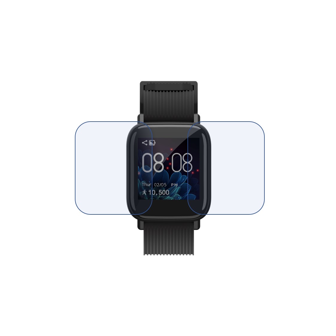 GIZMORE GizFit 902 Smartwatch Screen Protector 9H Protective Compatible Flexible