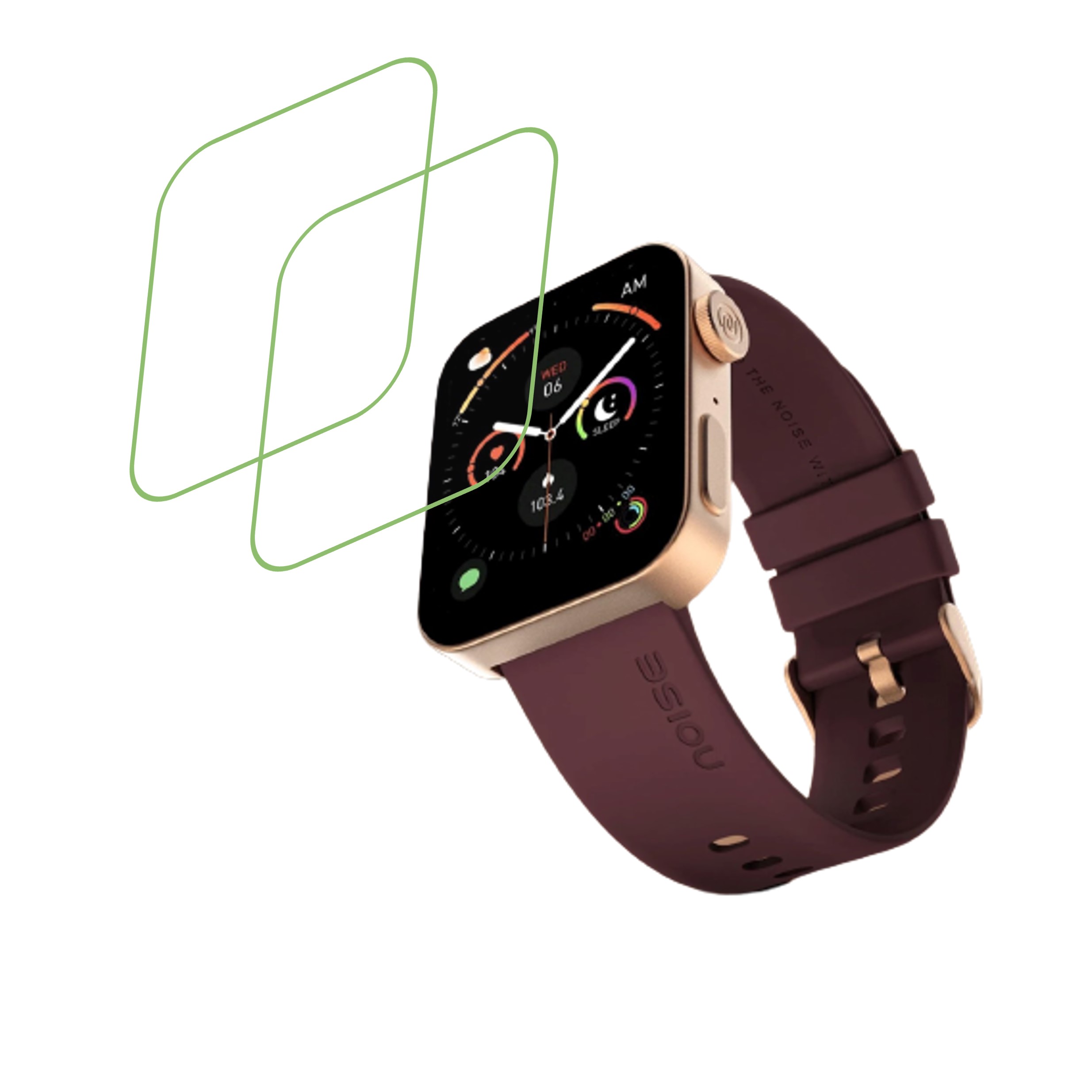 Noise ColorFit Caliber 3 Smartwatch Screen Protector 9H Protective Compatible Flexible
