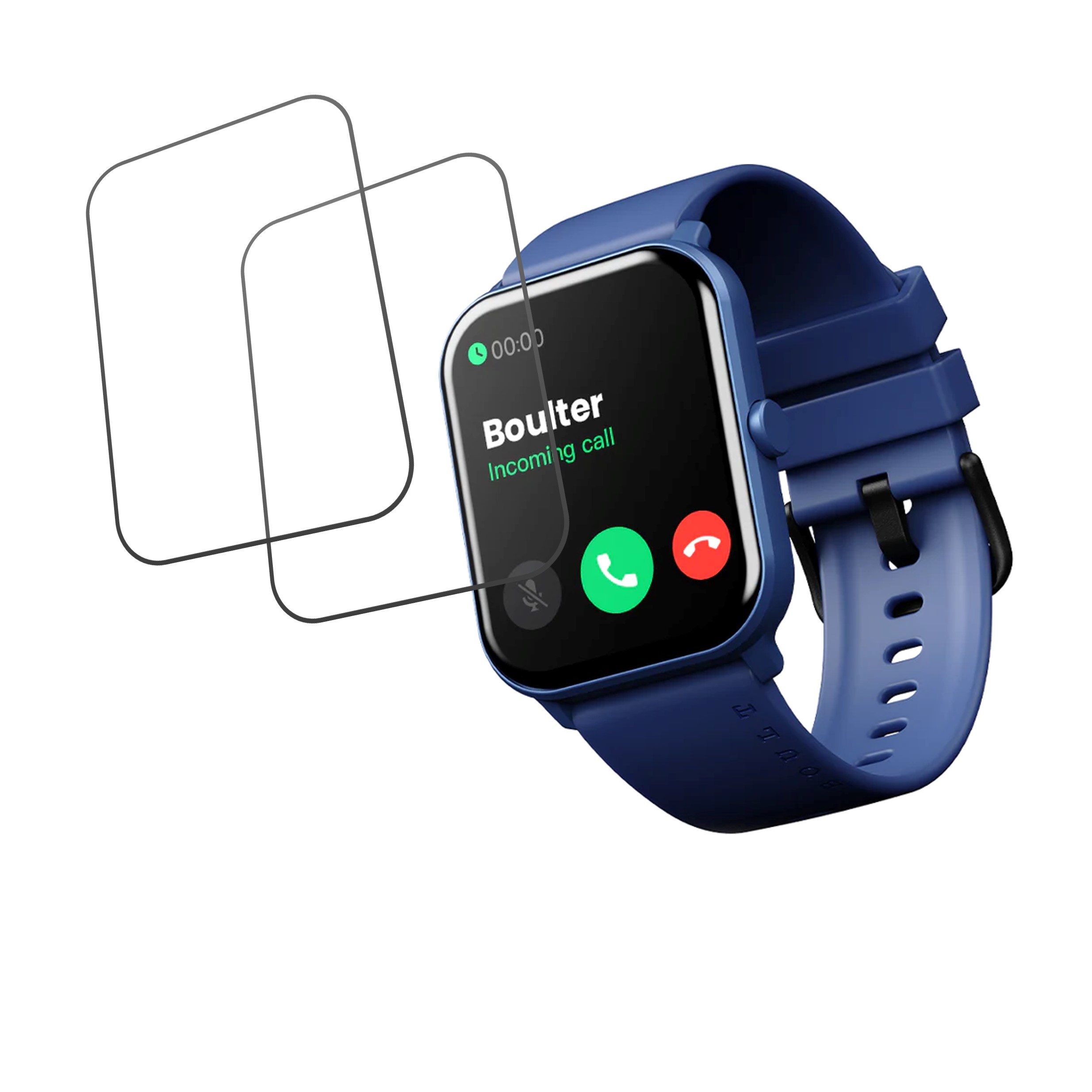 Boult Drift Smartwatch Screen Protector 9H Protective Compatible Flexible