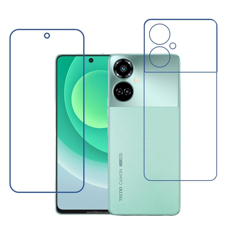 Tecno Camon 19 Pro 5G 9H Front & Back Flexible Compatible Mobile Screen Protector (Not a Tempered glass)