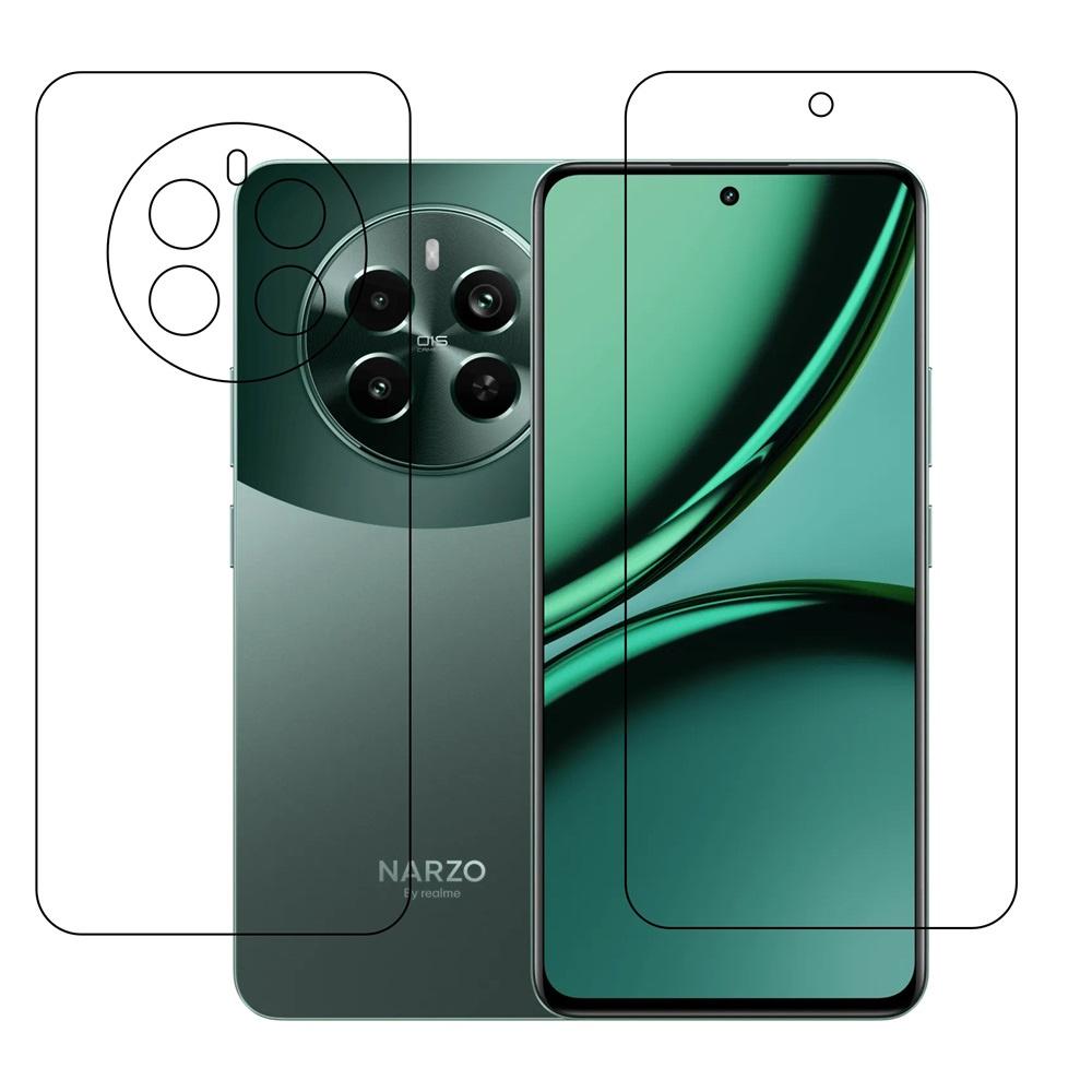 Realme Narzo 70 Pro (Front & Back) 9H Protective Compatible Flexible Unbreakable Mobile Screen Protector