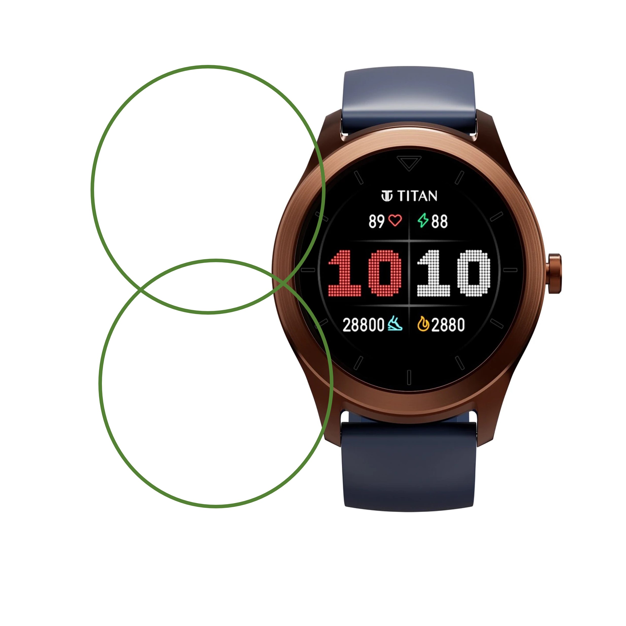 Titan Smart Smartwatch Screen Protector 9H Protective Compatible Flexible
