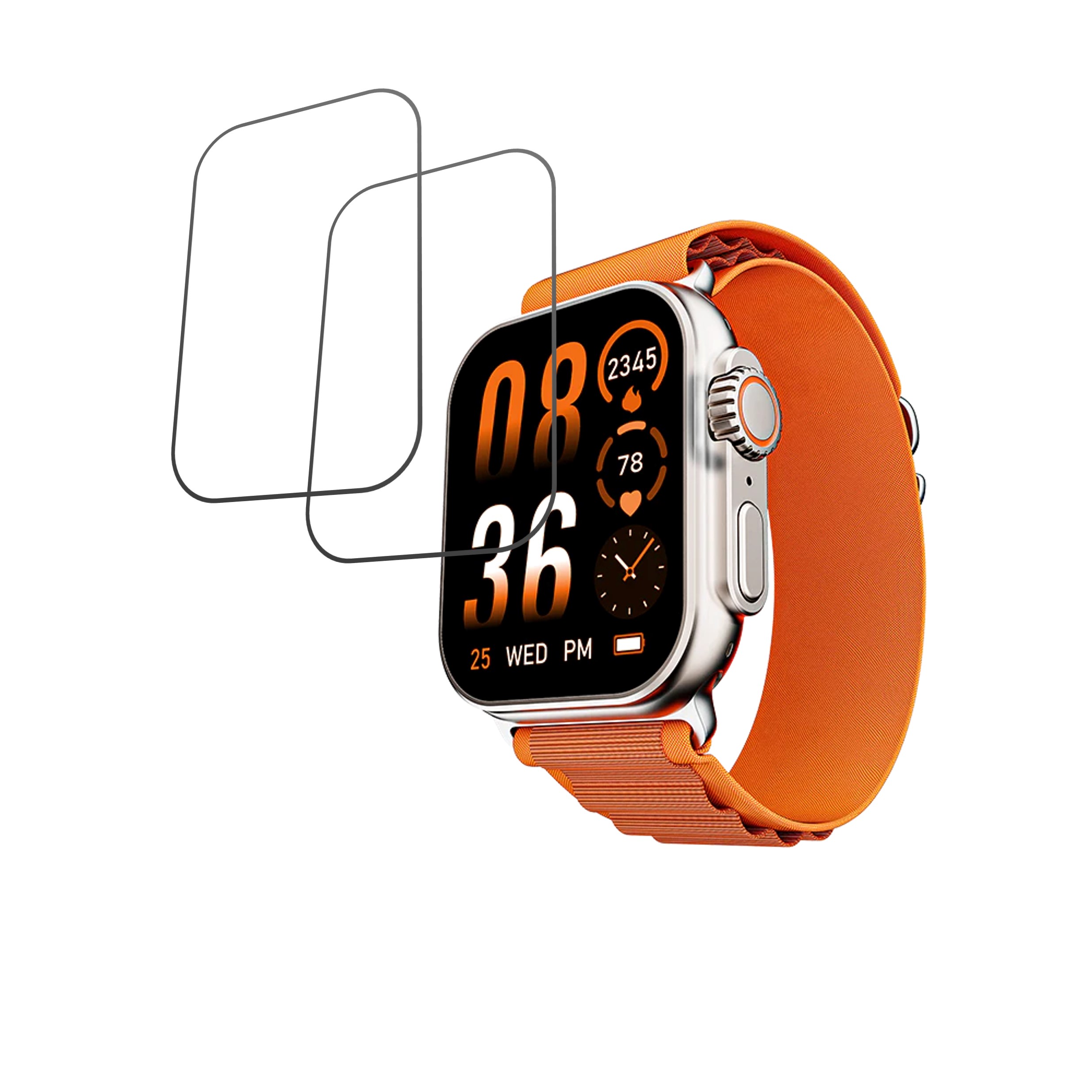 boAt Wave Glory Pro Smartwatch Screen Protector 9H Protective Compatible Flexible