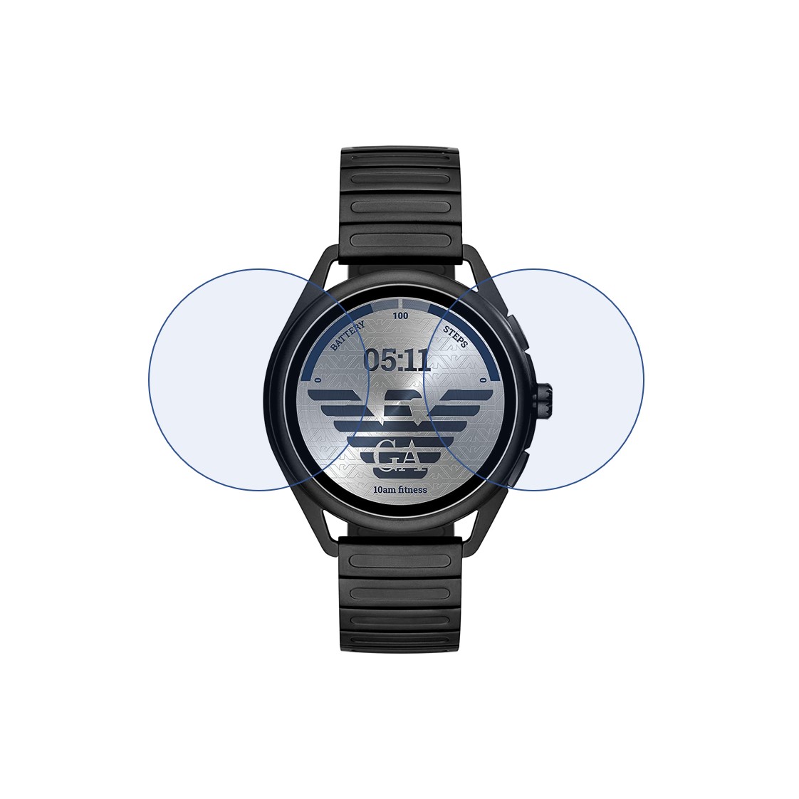 Emporio Armani Matteo Smartwatch Screen Protector 9H Protective Compatible Flexible