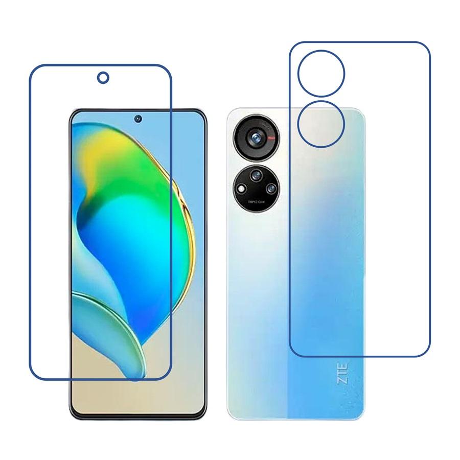 ZTE Blade V40s 9H Protective Compatible Mobile Screen Protector For Front & Back (Not a Tempered glass)