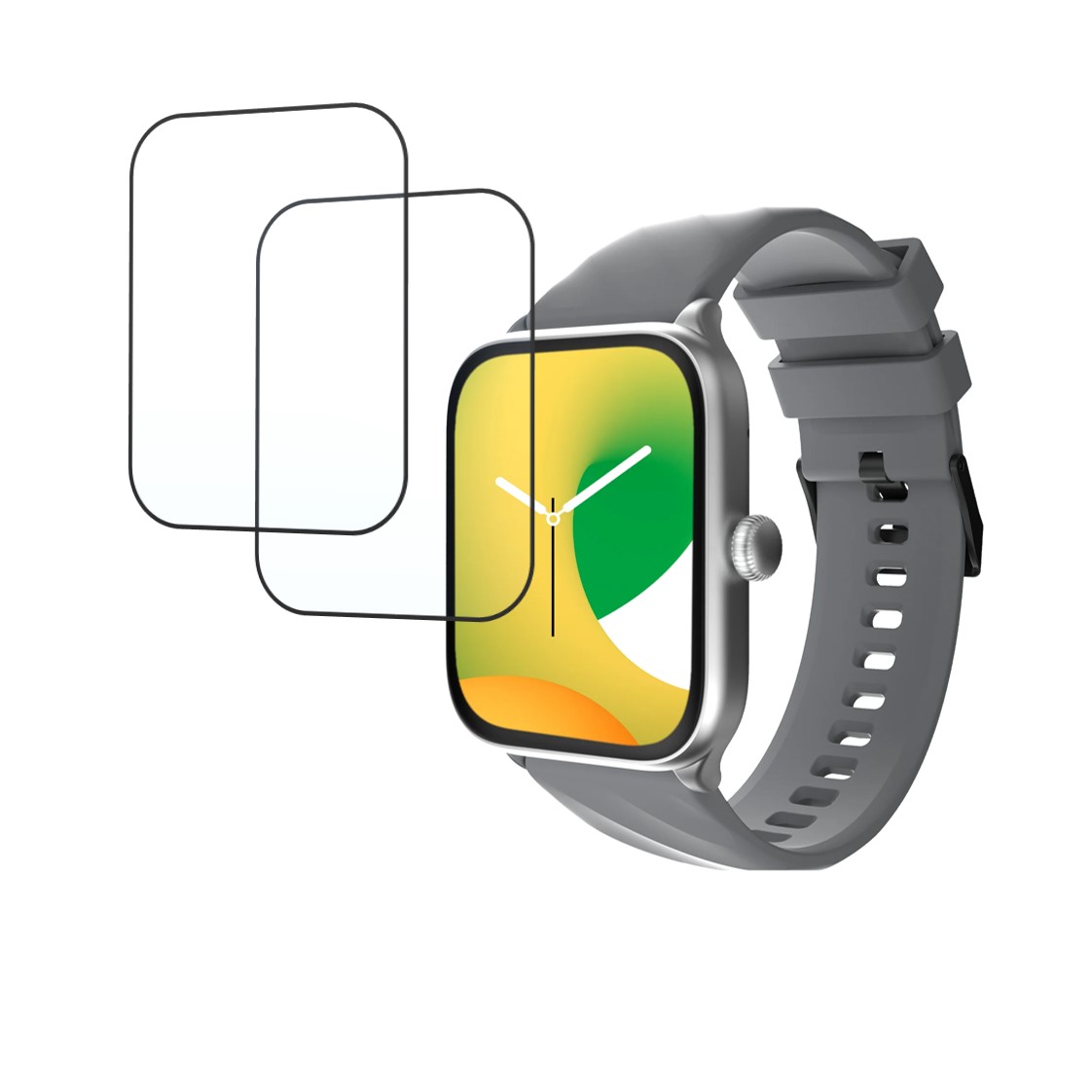 Cellecor E1 Flex Compatible Smartwatch Screen Protector (Pack of 02)