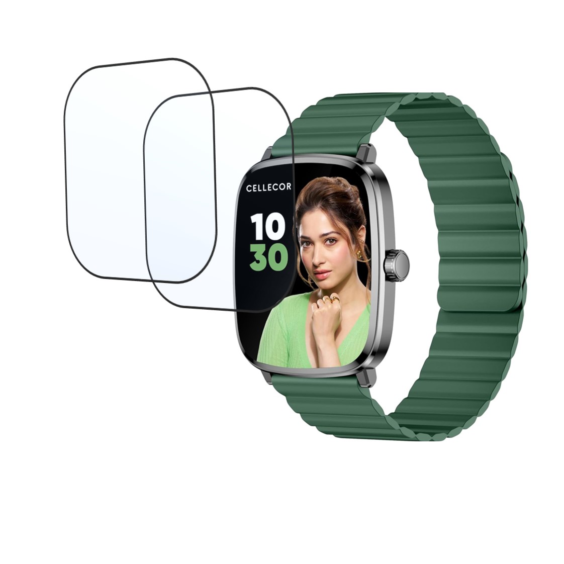 Cellecor M10 Vision Compatible Smartwatch Screen Protector (Pack of 02)