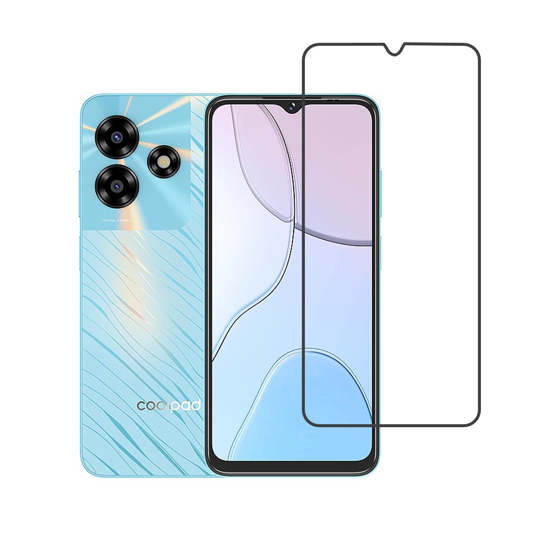 Coolpad C15 Compatible With Mobile Front Screen Protector  (Flexible Screen Protector)