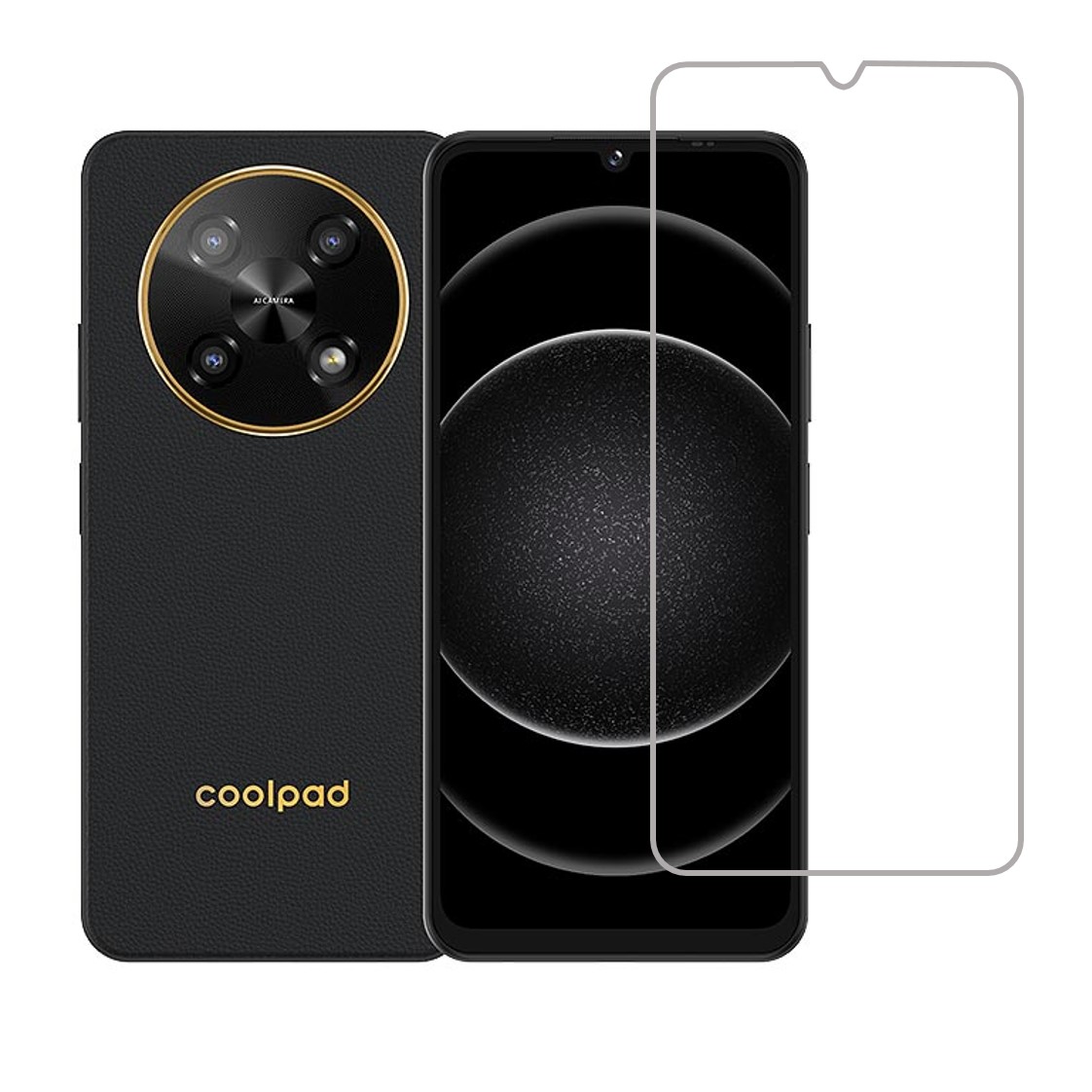 Coolpad C16 Compatible With Mobile Front Screen Protector  (Flexible Screen Protector)