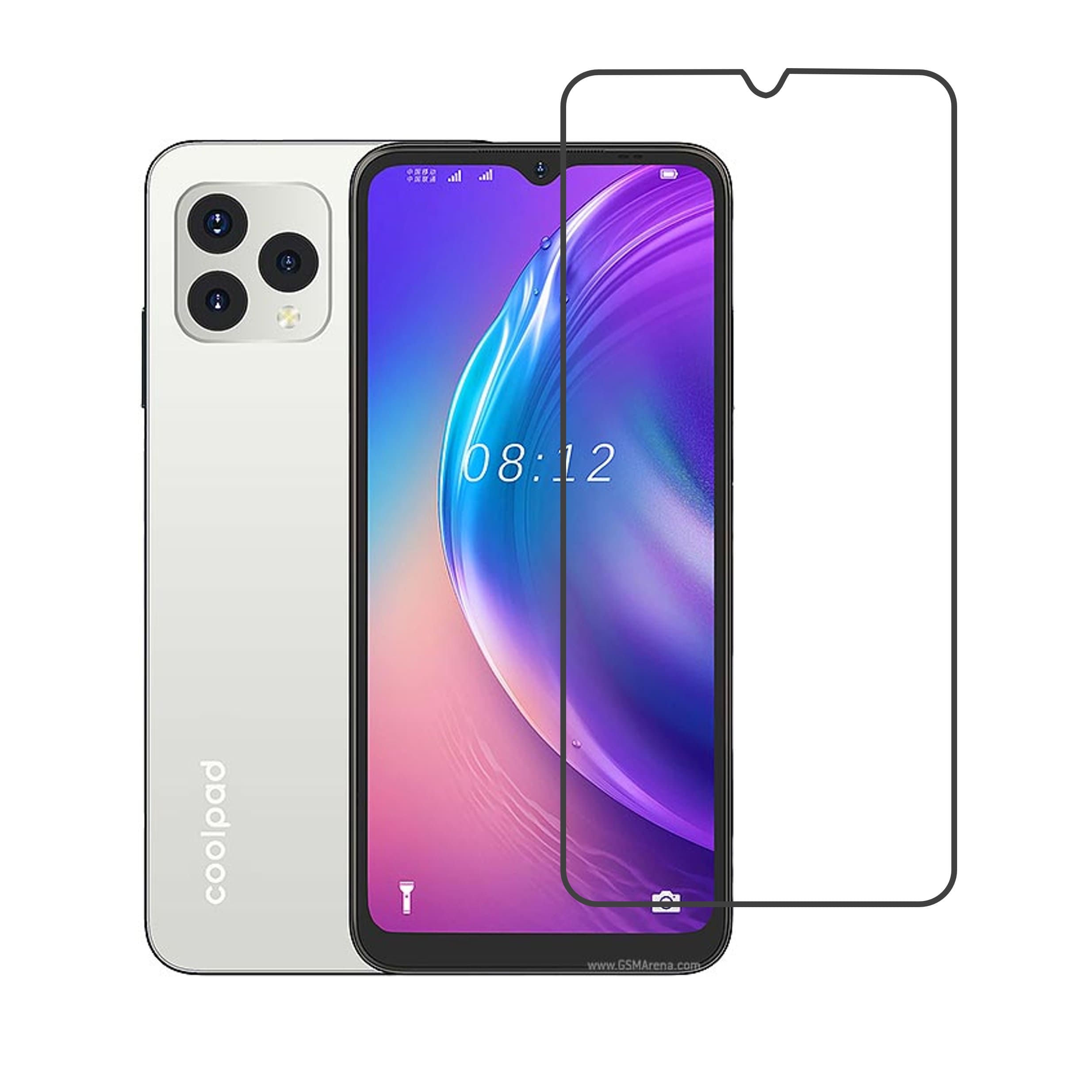 Coolpad CP12 Compatible With Mobile Front Screen Protector  (Flexible Screen Protector)