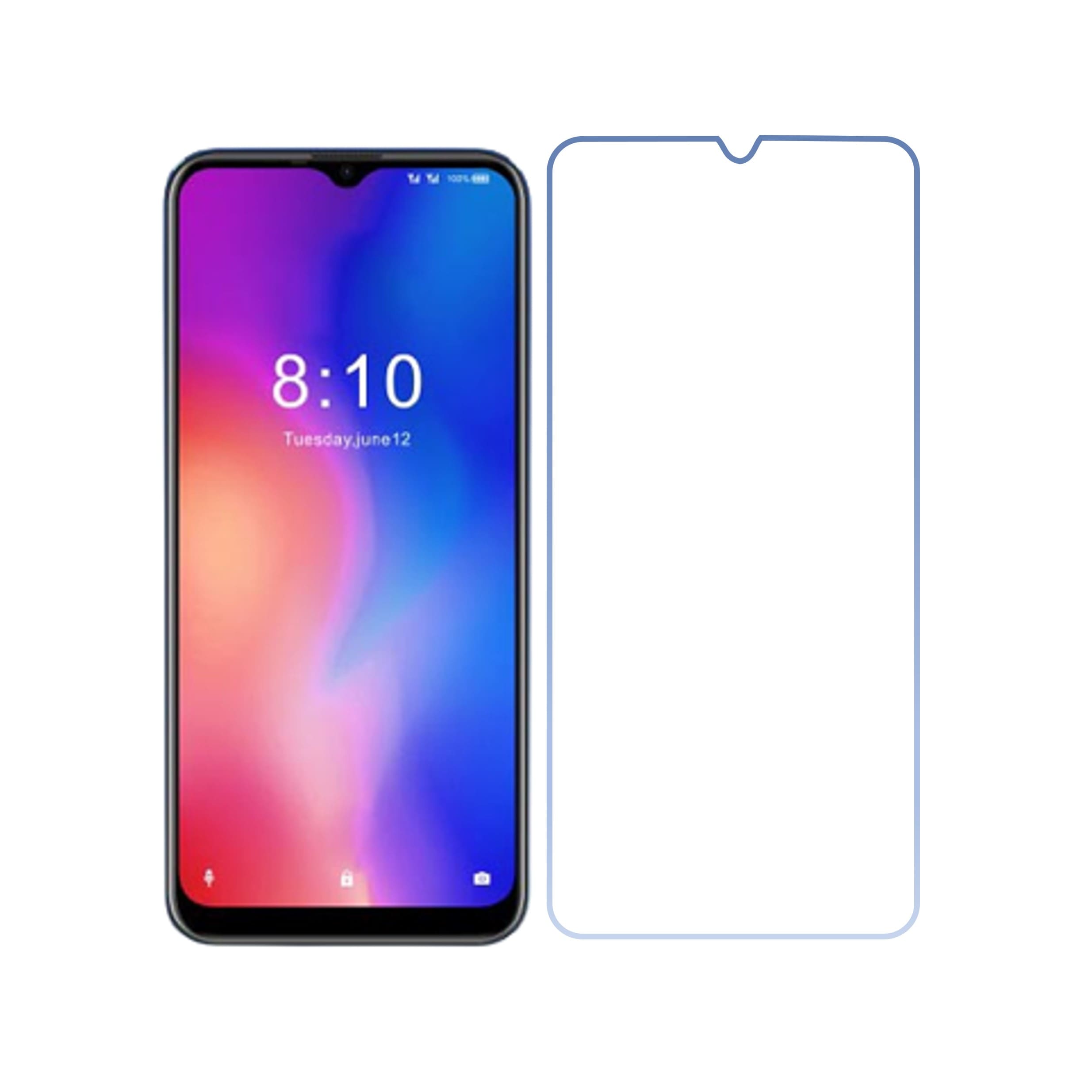 Coolpad Cool 10 A Compatible With Mobile Front Screen Protector  (Flexible Screen Protector)