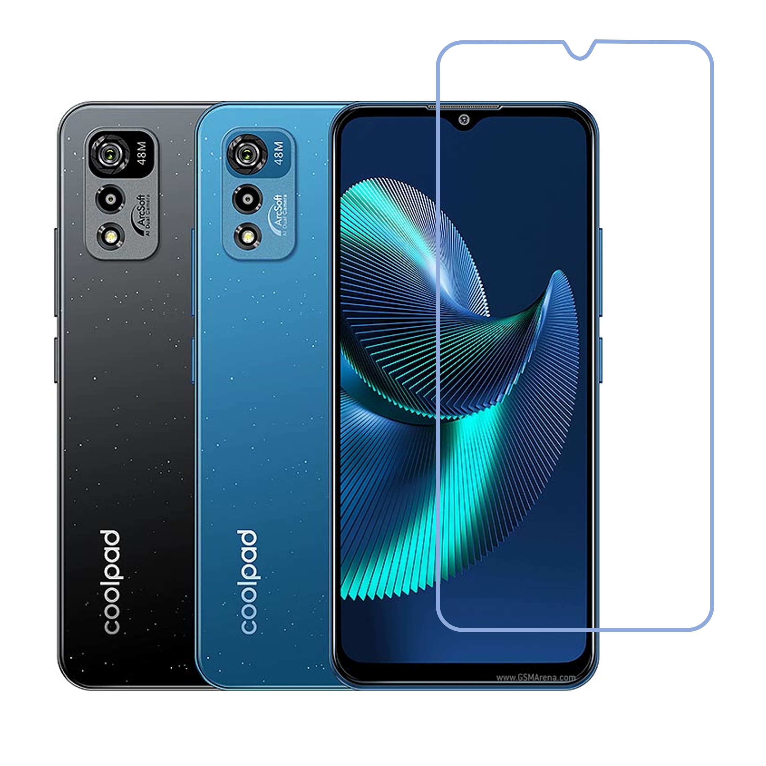 Coolpad Cool 20 Plus Compatible With Mobile Front Screen Protector  (Flexible Screen Protector)