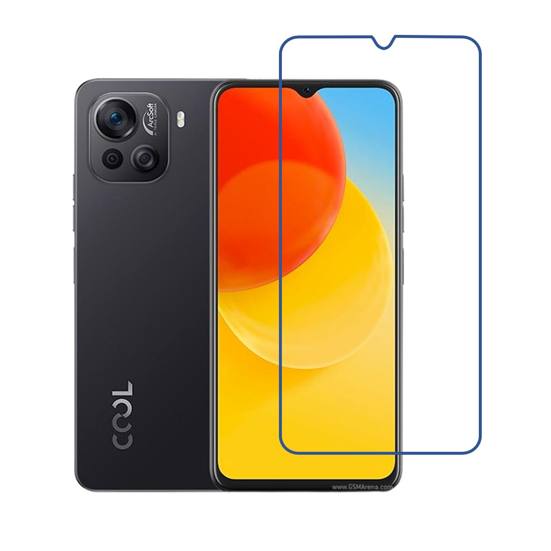 Coolpad Cool 20 Pro Compatible With Mobile Front Screen Protector  (Flexible Screen Protector)