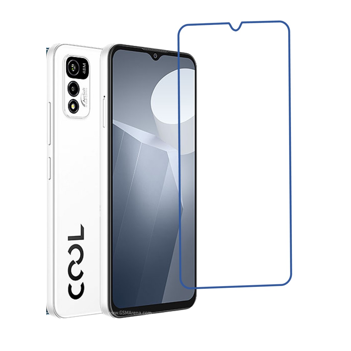 Coolpad Cool 20 Compatible With Mobile Front Screen Protector  (Flexible Screen Protector)