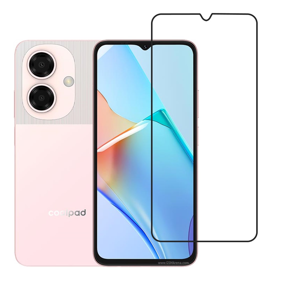 Coolpad CP12 Neo Compatible With Mobile Front Screen Protector  (Flexible Screen Protector)