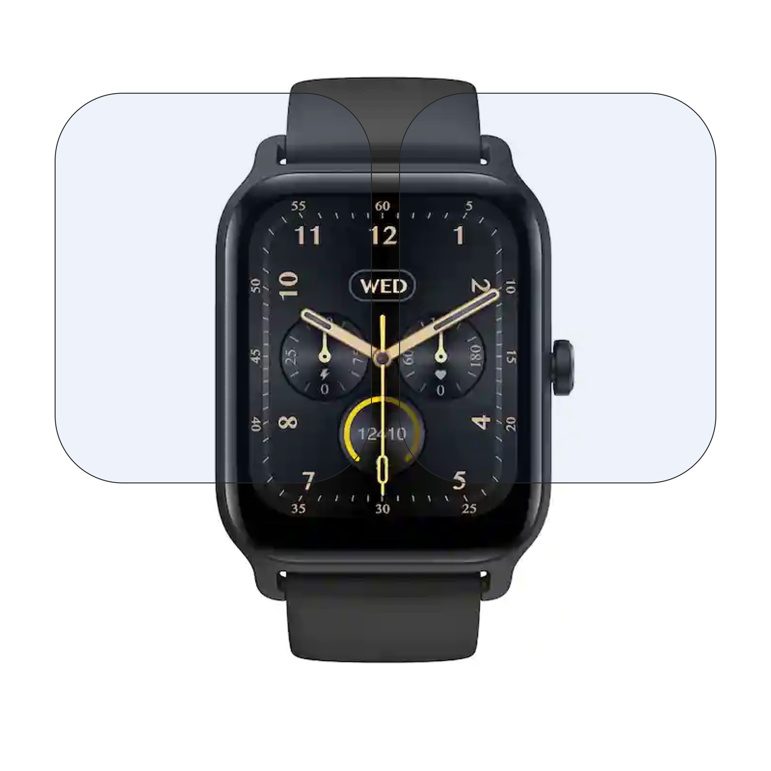 FASTRACK REFLEX NITRO LARGE 1.8 Smartwatch Screen Protector 9H Protective Compatible Flexible