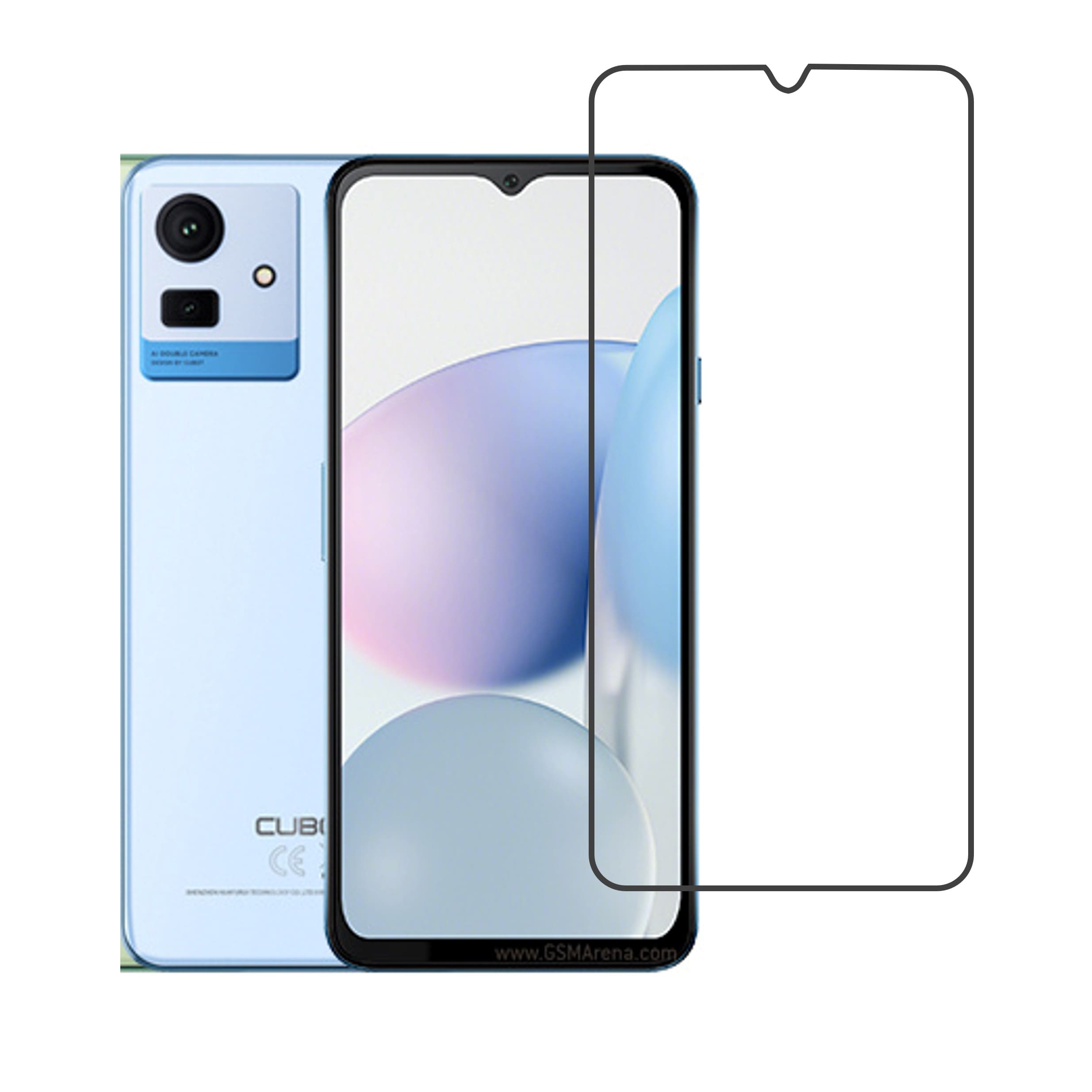 Cubot Note 50 Compatible With Mobile Front Screen Protector  (Flexible Screen Protector)