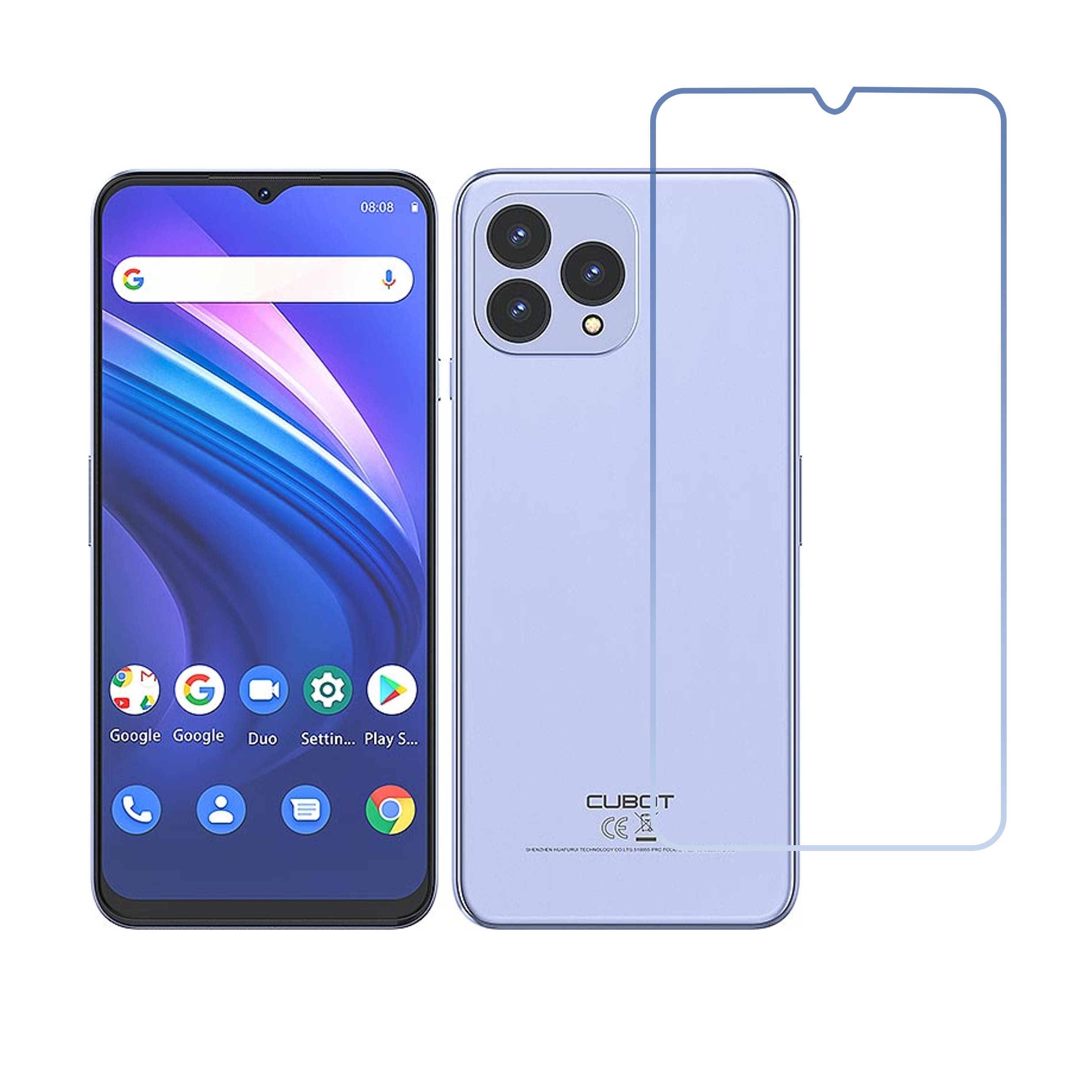 Cubot P80 Compatible With Mobile Front Screen Protector  (Flexible Screen Protector)