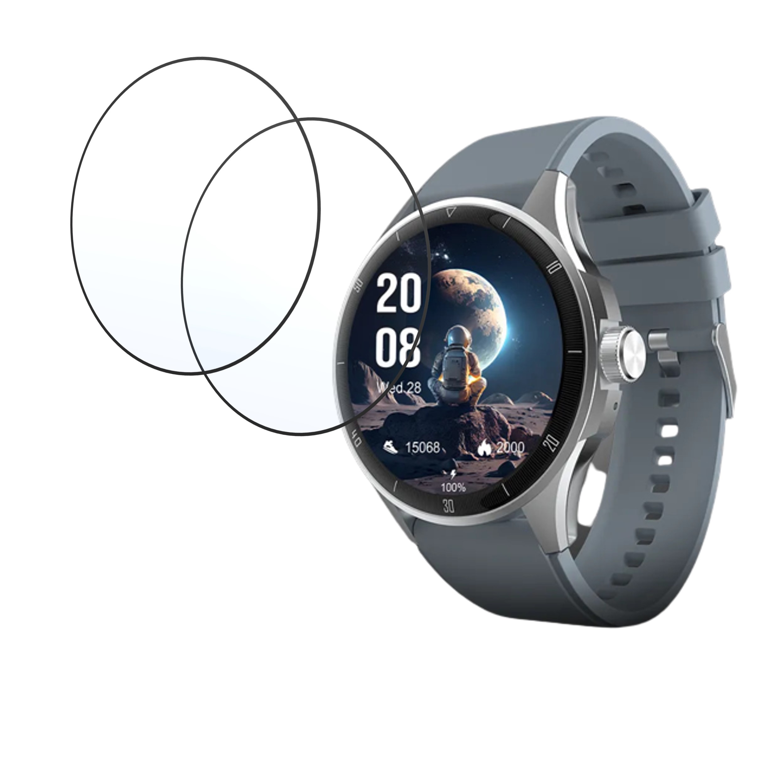 beatsXP Vega Neo 1.43 Smartwatch Screen Protector 9H Protective Compatible Flexible