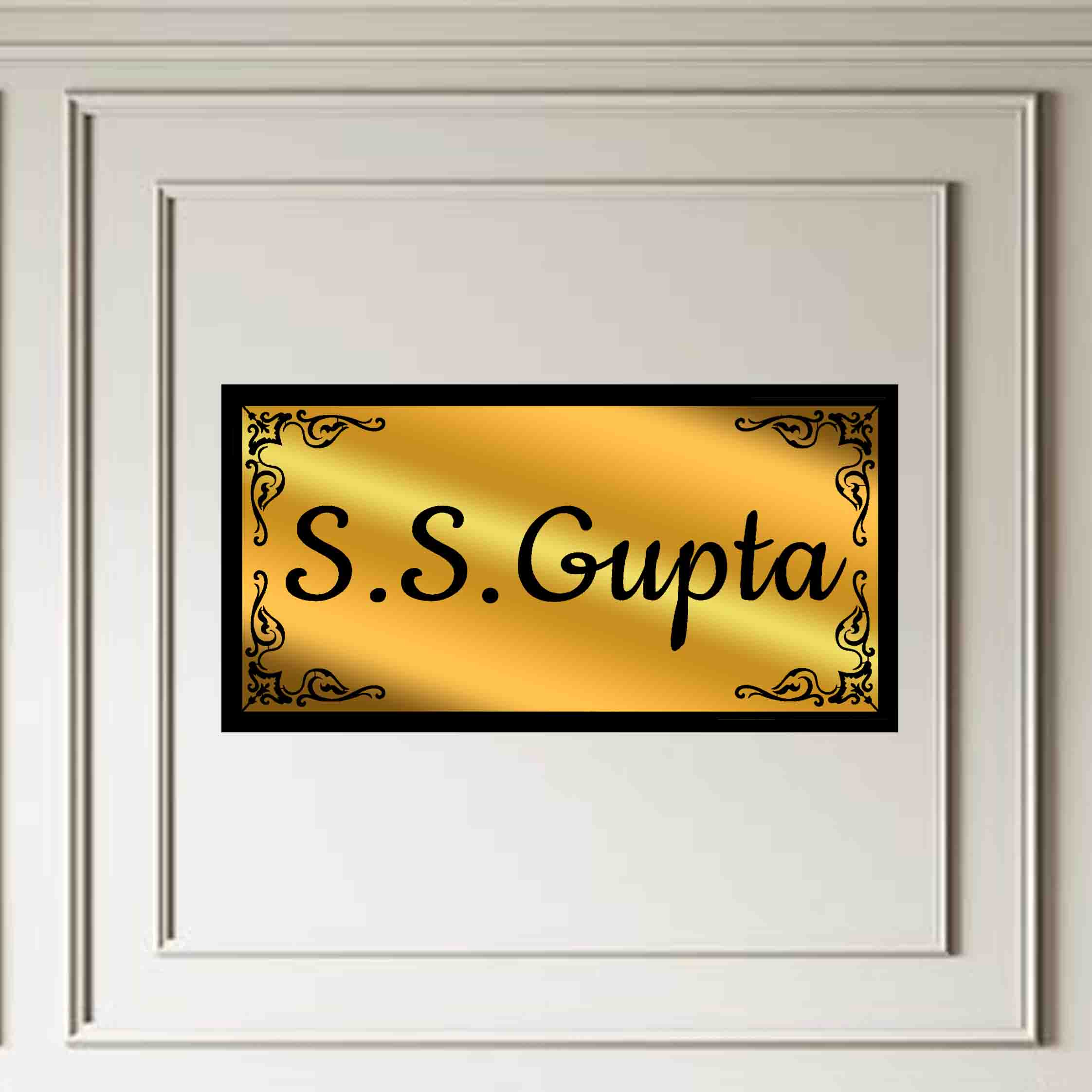 Chic Acrylic Name Plate – Stylish Wall Decor for Any Room