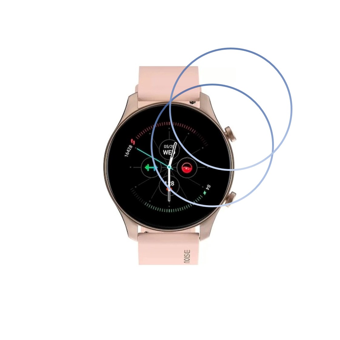 Noise NoiseFit Evolve 2 Smartwatch Screen Protector 9H Protective Compatible Flexible