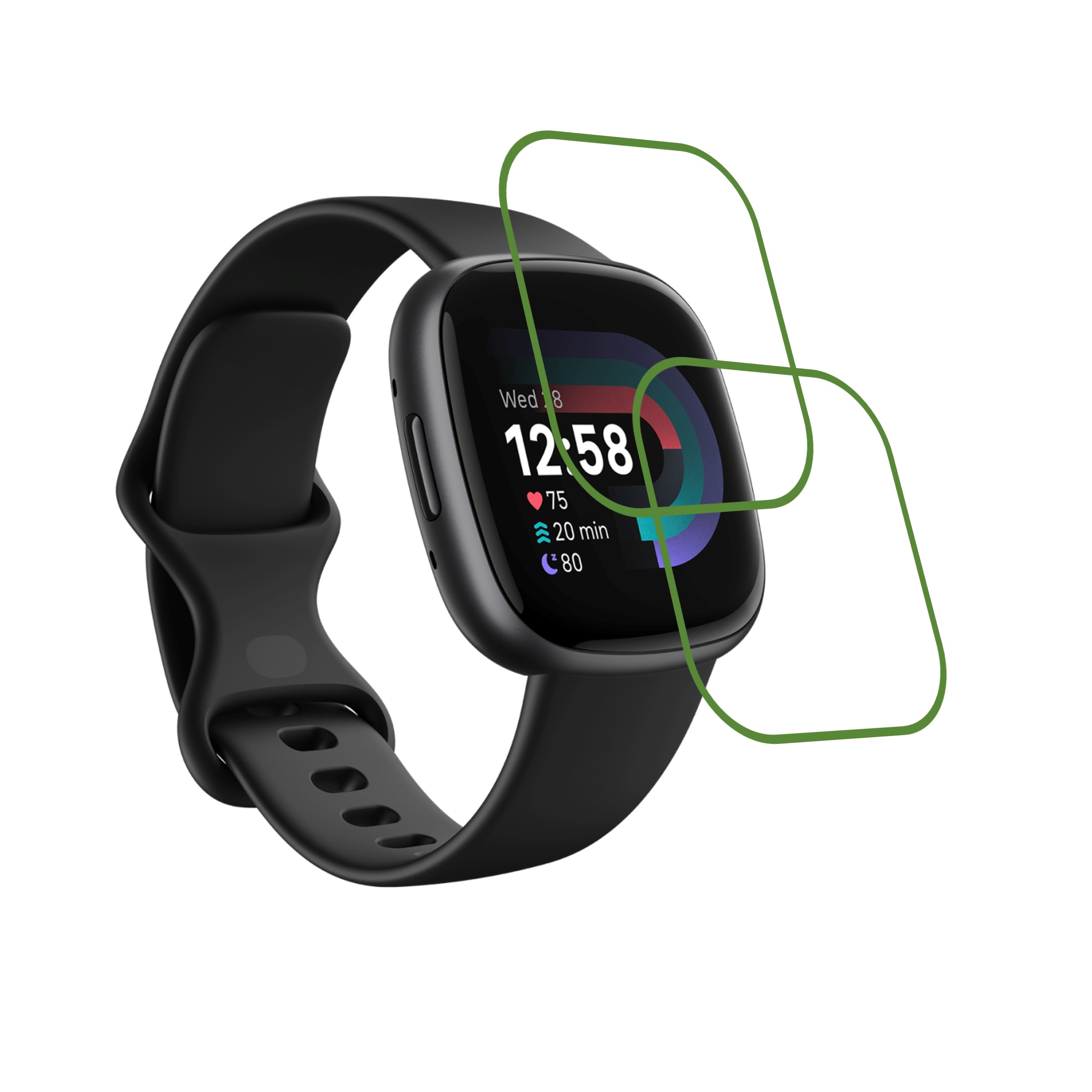 Fitbit Versa 4 Smartwatch Screen Protector 9H Protective Compatible Flexible