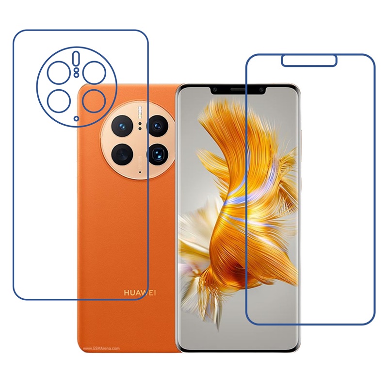 Huawei Mate 50 Pro TPU Protective Compatible Mobile Screen Protector For Front & Back (Not a Tempered glass)
