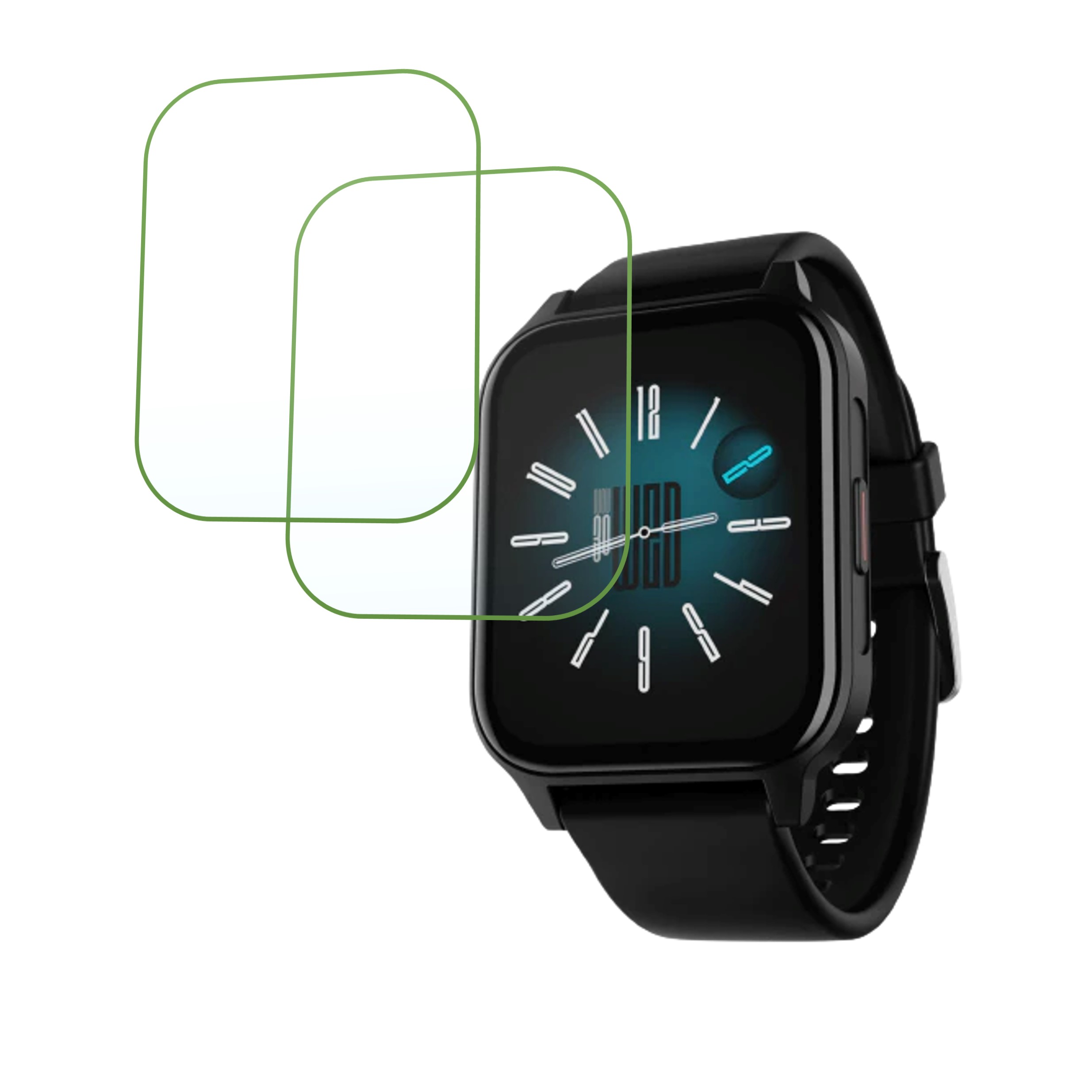 boAt Storm Connect Plus Smartwatch Screen Protector 9H Protective Compatible Flexible