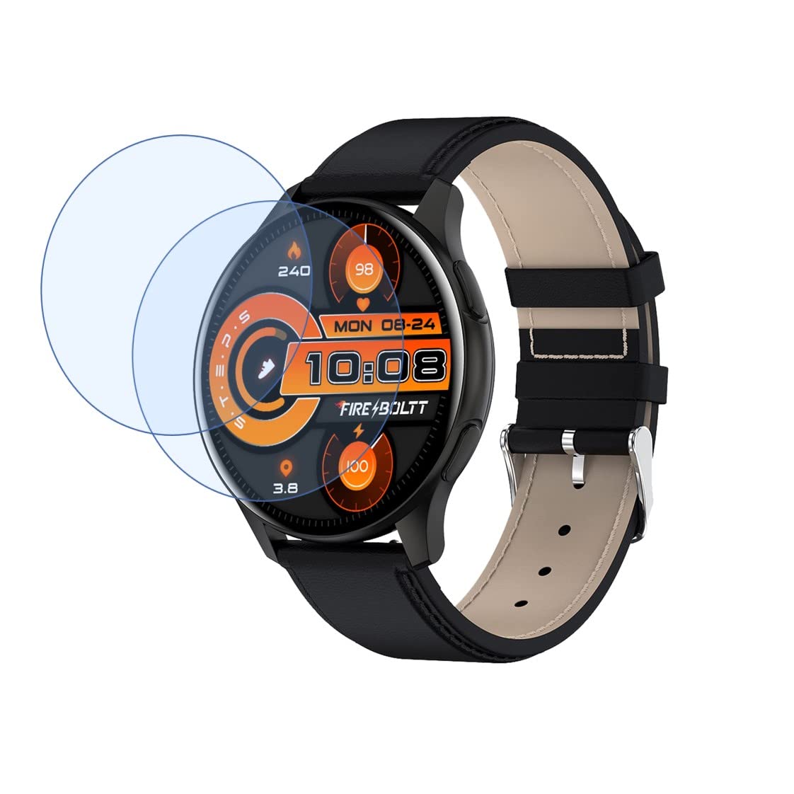 Fire-Boltt Invincible Smartwatch Screen Protector 9H Protective Compatible Flexible