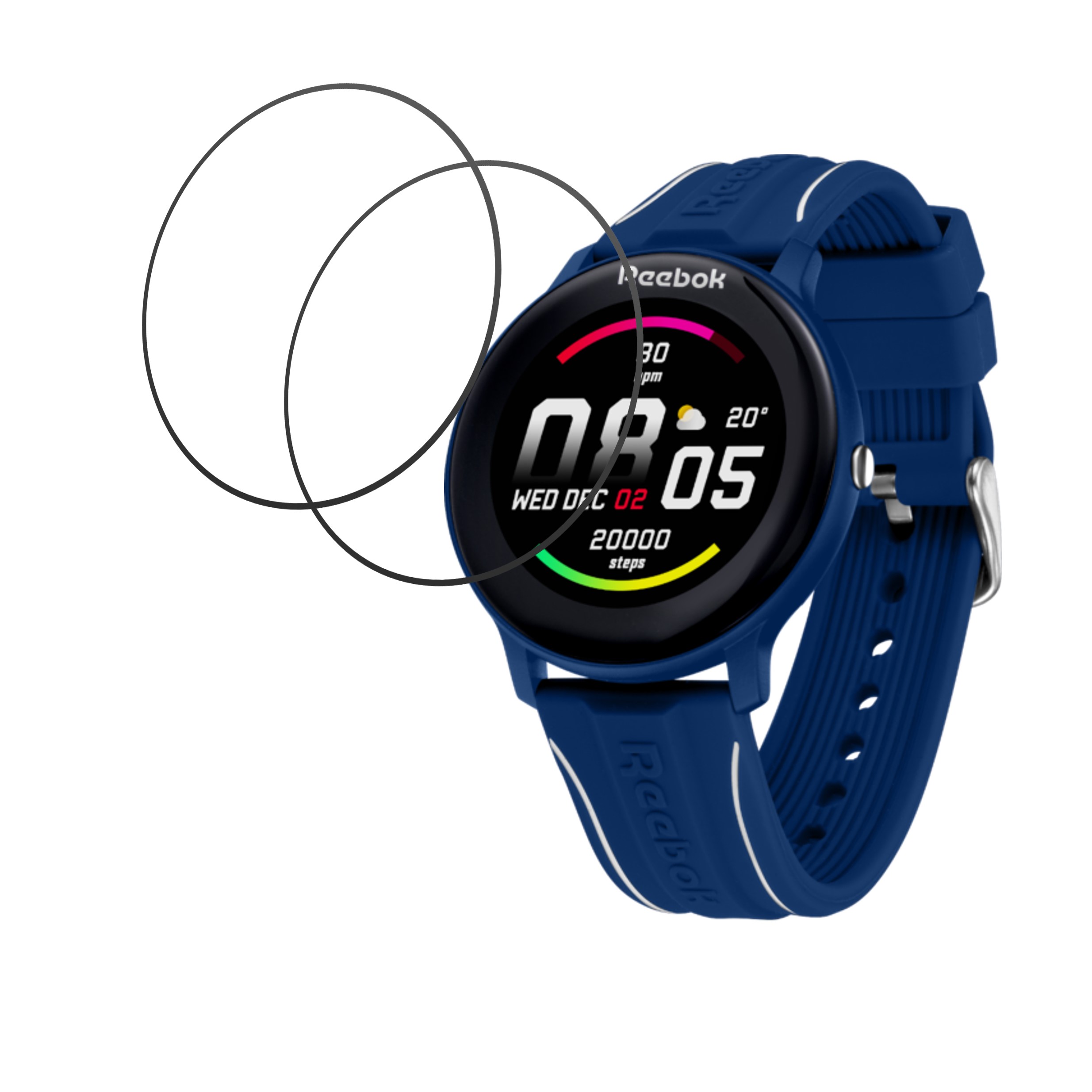 Reebok ACTIVEFIT 2.0 Smartwatch Screen Protector 9H Protective Compatible Flexible