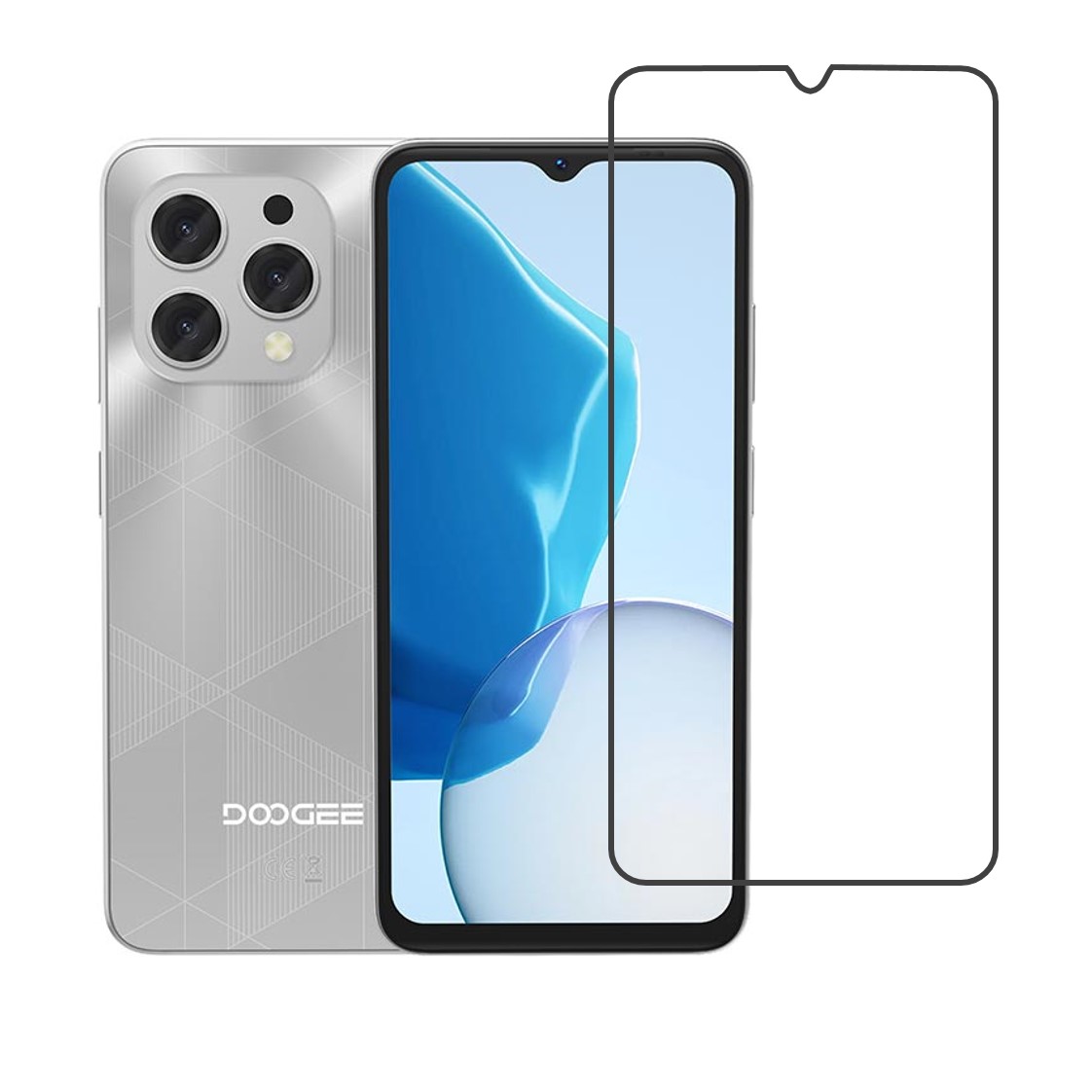 Doogee N55 Plus Compatible With Mobile Front Screen Protector  (Flexible Screen Protector)