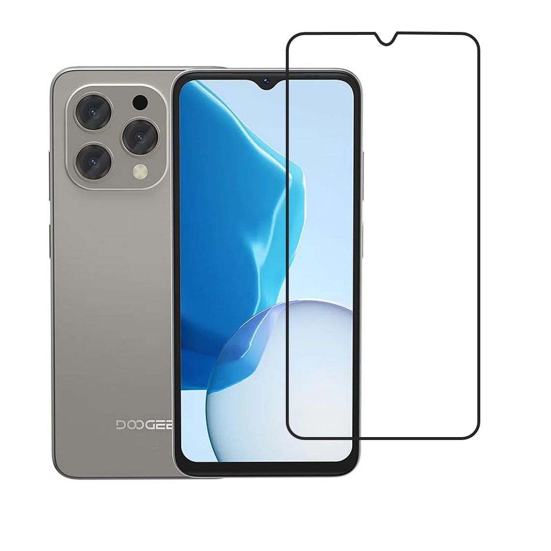 Doogee N55 Compatible With Mobile Front Screen Protector  (Flexible Screen Protector)