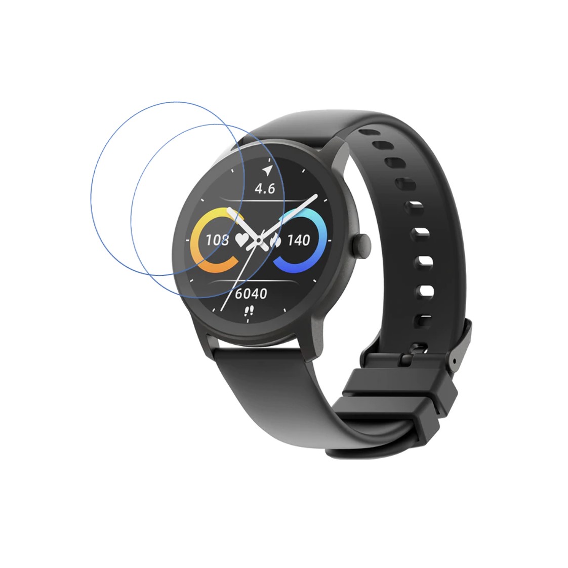 Ambrane FitsShot Loop Smartwatch Screen Protector 9H Protective Compatible Flexible