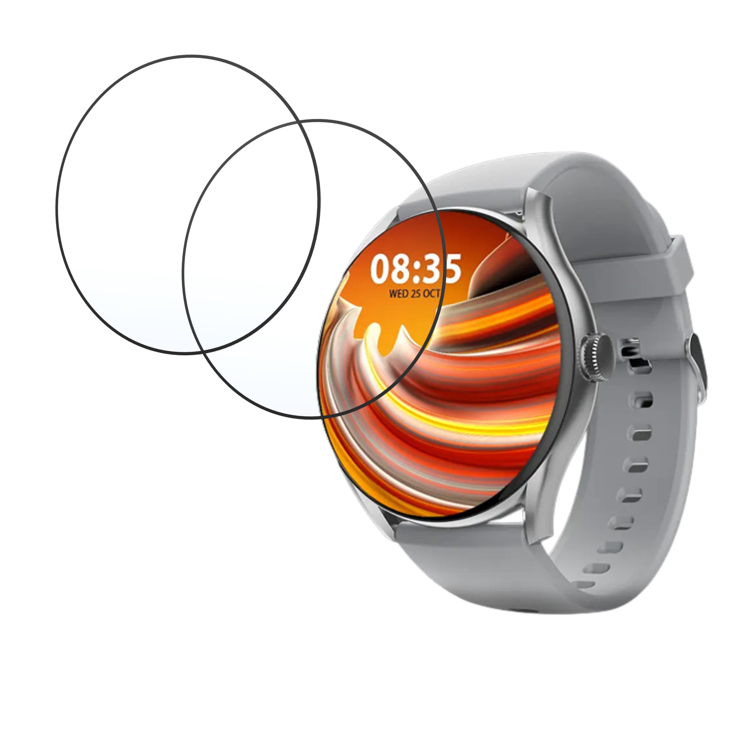 beatsXP Vega Smartwatch 1.43 Smartwatch Screen Protector 9H Protective Compatible Flexible