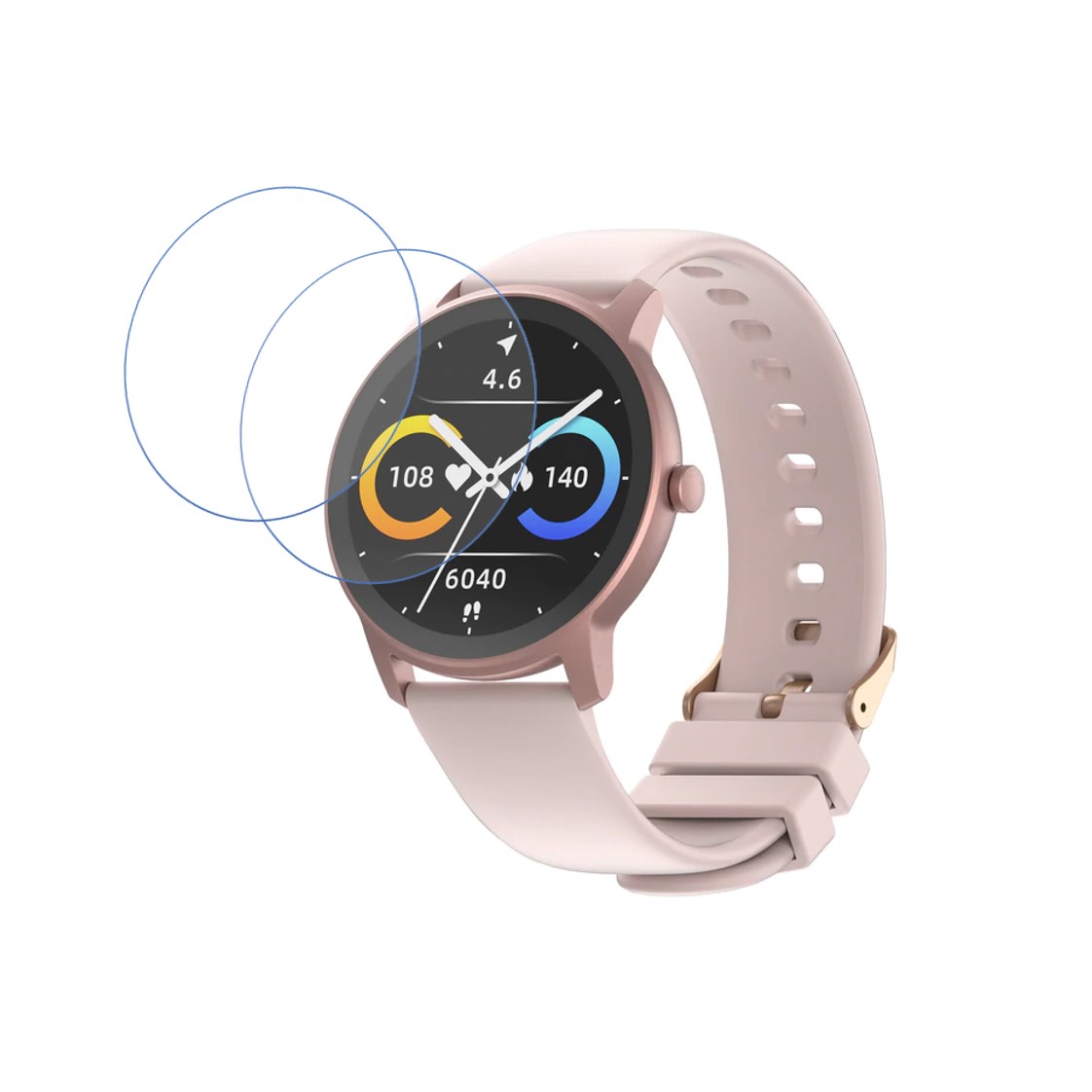 Ambrane FitShot Surge Smartwatch Screen Protector 9H Protective Compatible Flexible