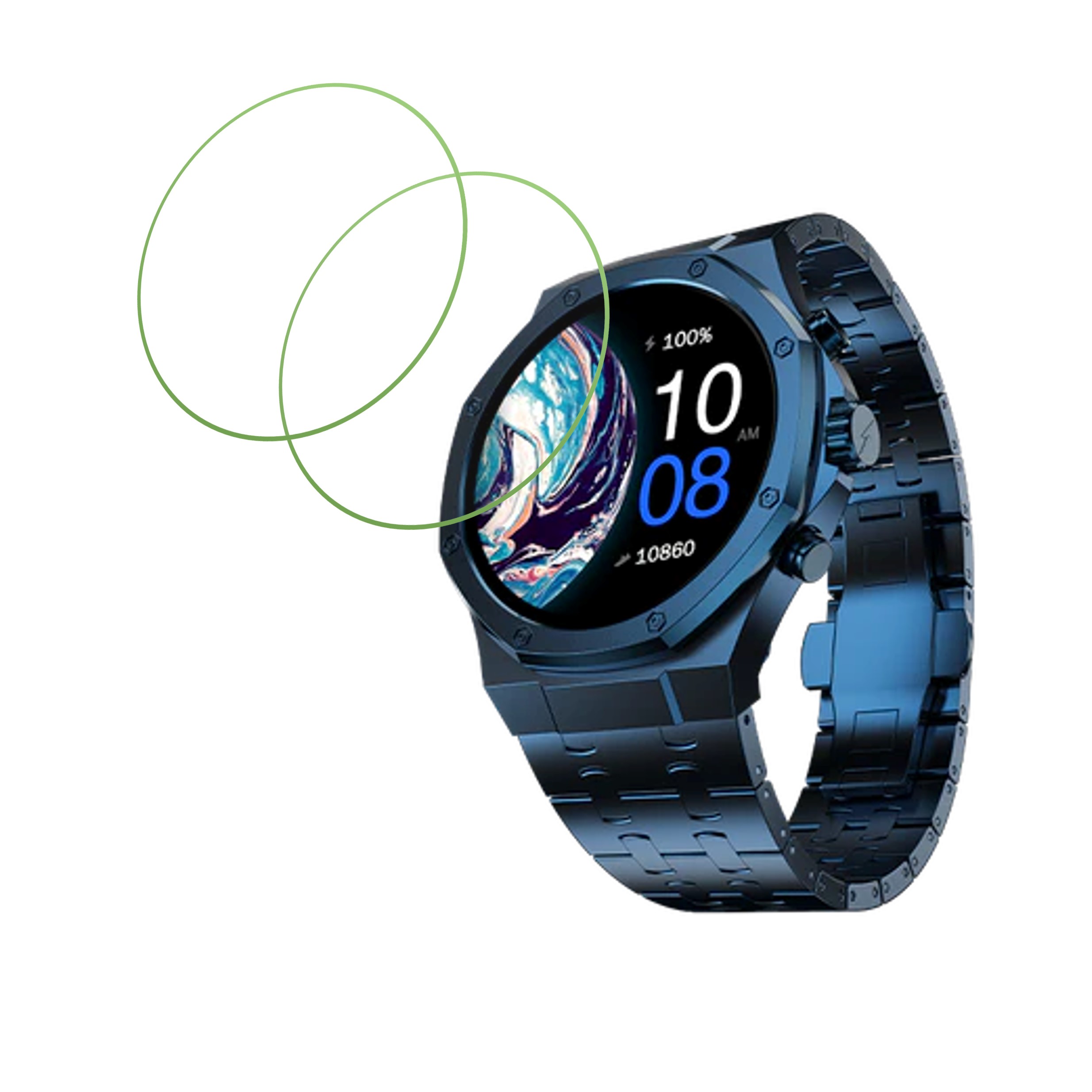 Fire Boltt Royale Smartwatch Screen Protector 9H Protective Compatible Flexible