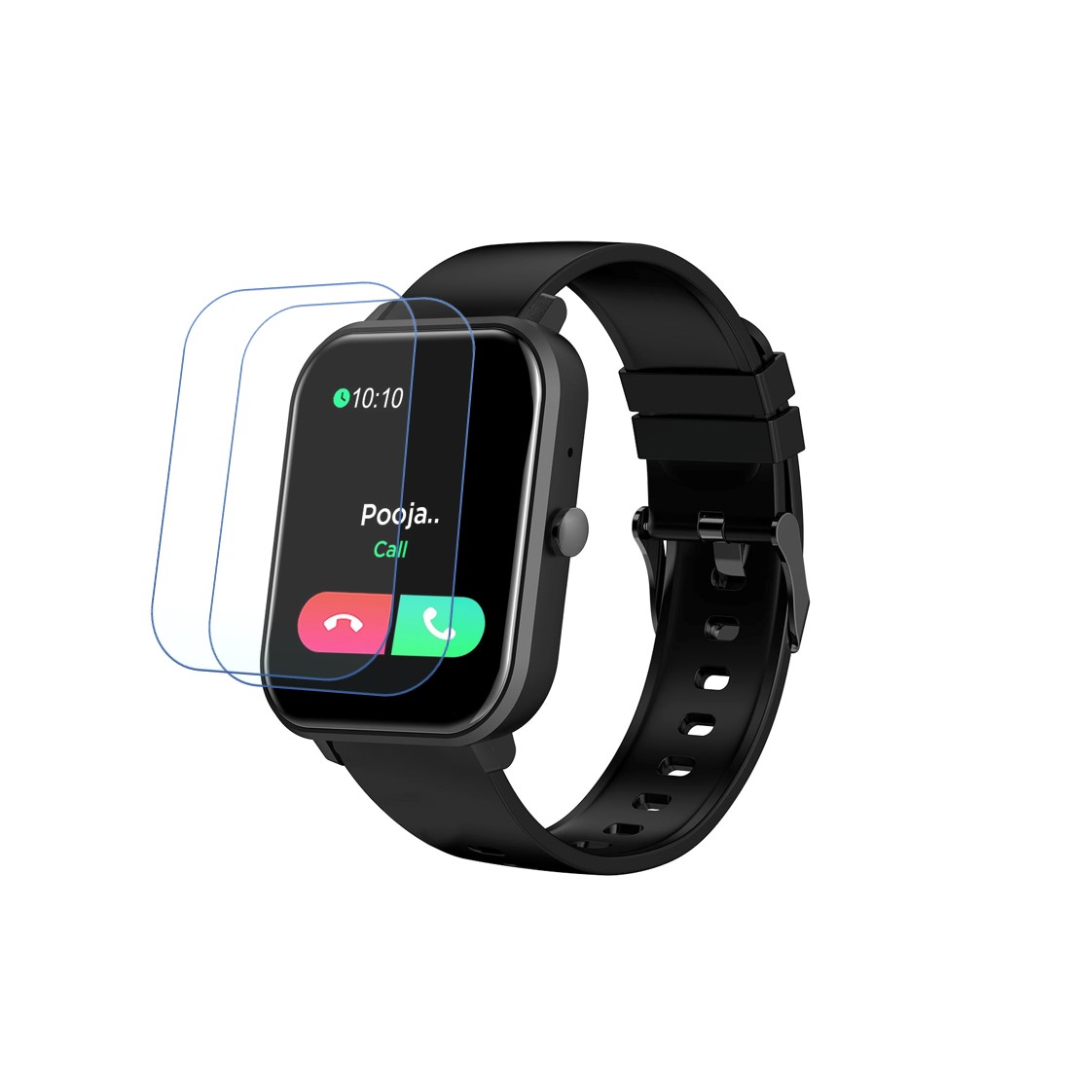 pTron Force X11 Smartwatch Screen Protector 9H Protective Compatible Flexible