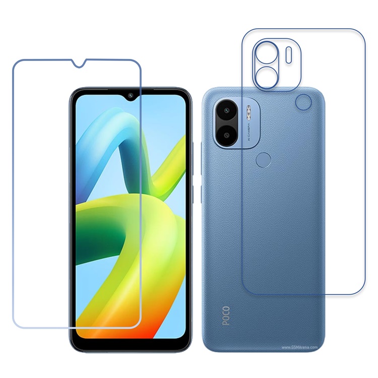 Xiaomi Poco C50 9H Protective Compatible Mobile Screen Protector For Front & Back (Not a Tempered glass)