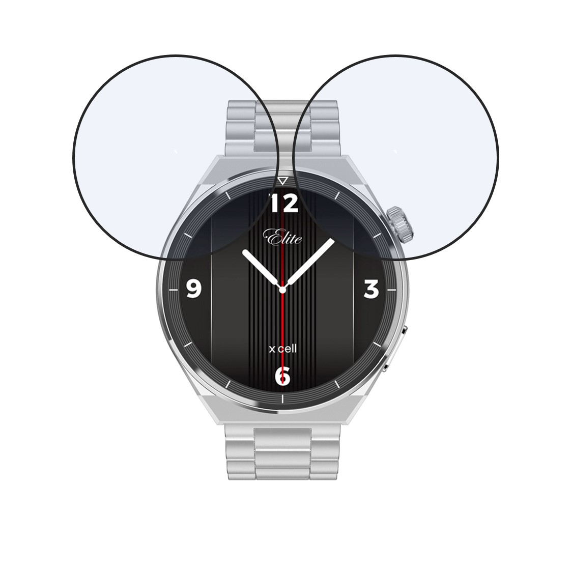X.Cell Elite 4 Smart Watch Compatible Smartwatch Screen Protector (Pack of 02)