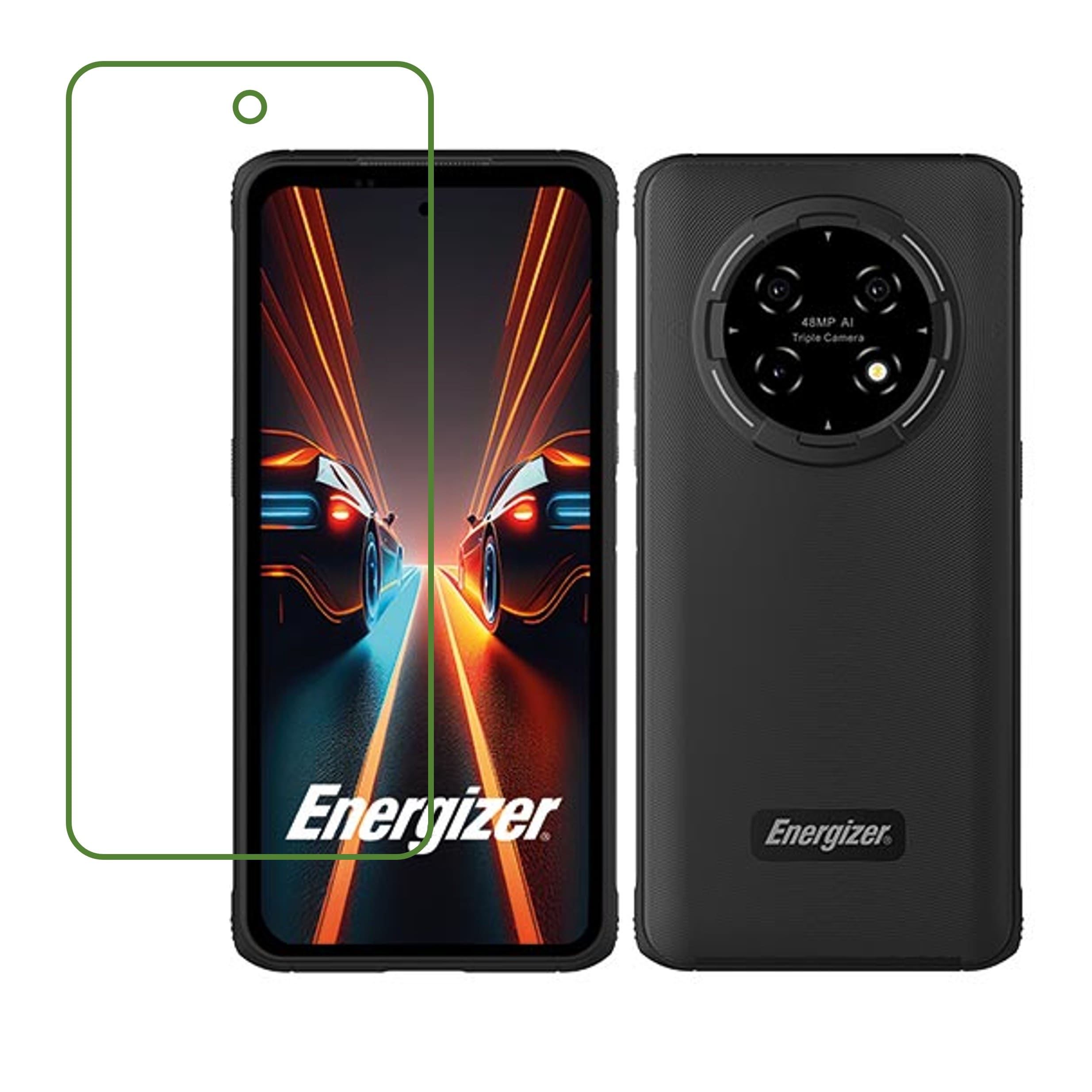 Energizer H67 G Compatible With Mobile Front Screen Protector  (Flexible Screen Protector)