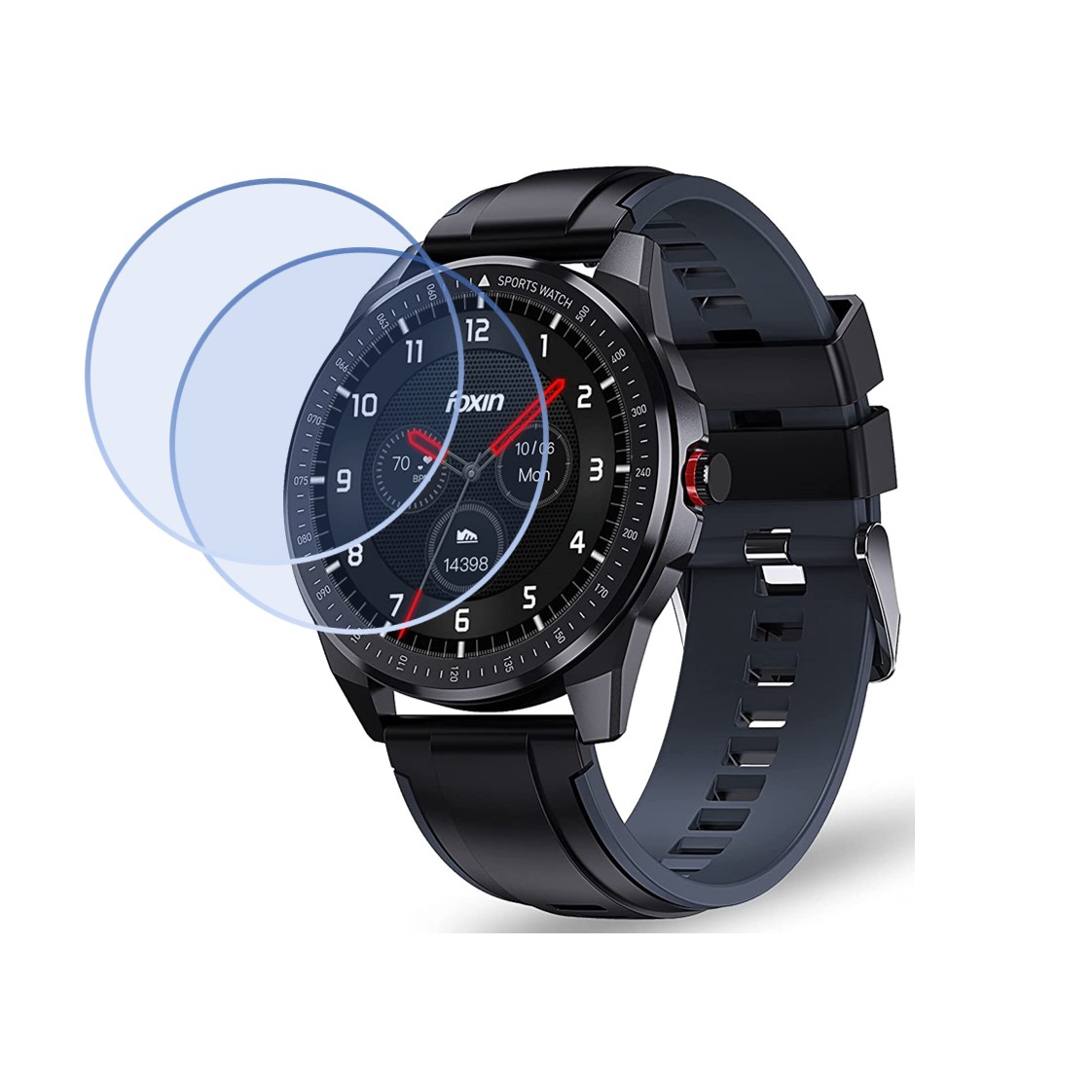 Foxin FoxFit Pulse Smartwatch Screen Protector 9H Protective Compatible Flexible