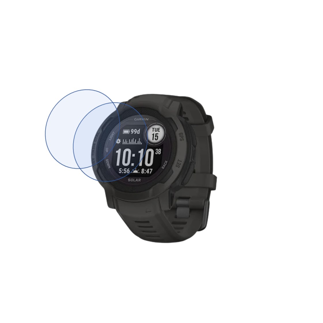 Garmin Instinct 2 Solar Smartwatch Screen Protector 9H Protective Compatible Flexible